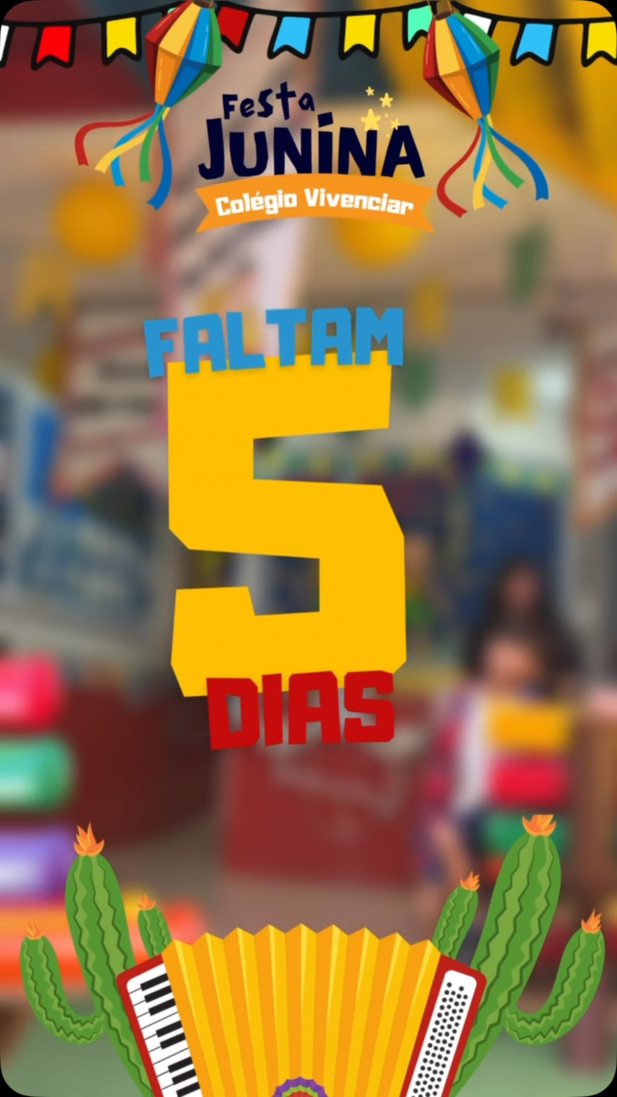 FALTAM APENAS 5 DIAS! 🌽🤠
Estamos preparando uma tarde inesquecível, com muita alegria, apresentações, música, brincadeiras e comidas típicas para toda a família.
📅 11 de julho
🕑 A partir das 14h
📍 Espaço Verde
Separe o chapéu, a camisa xadrez e venha viver momentos especiais com a gente!