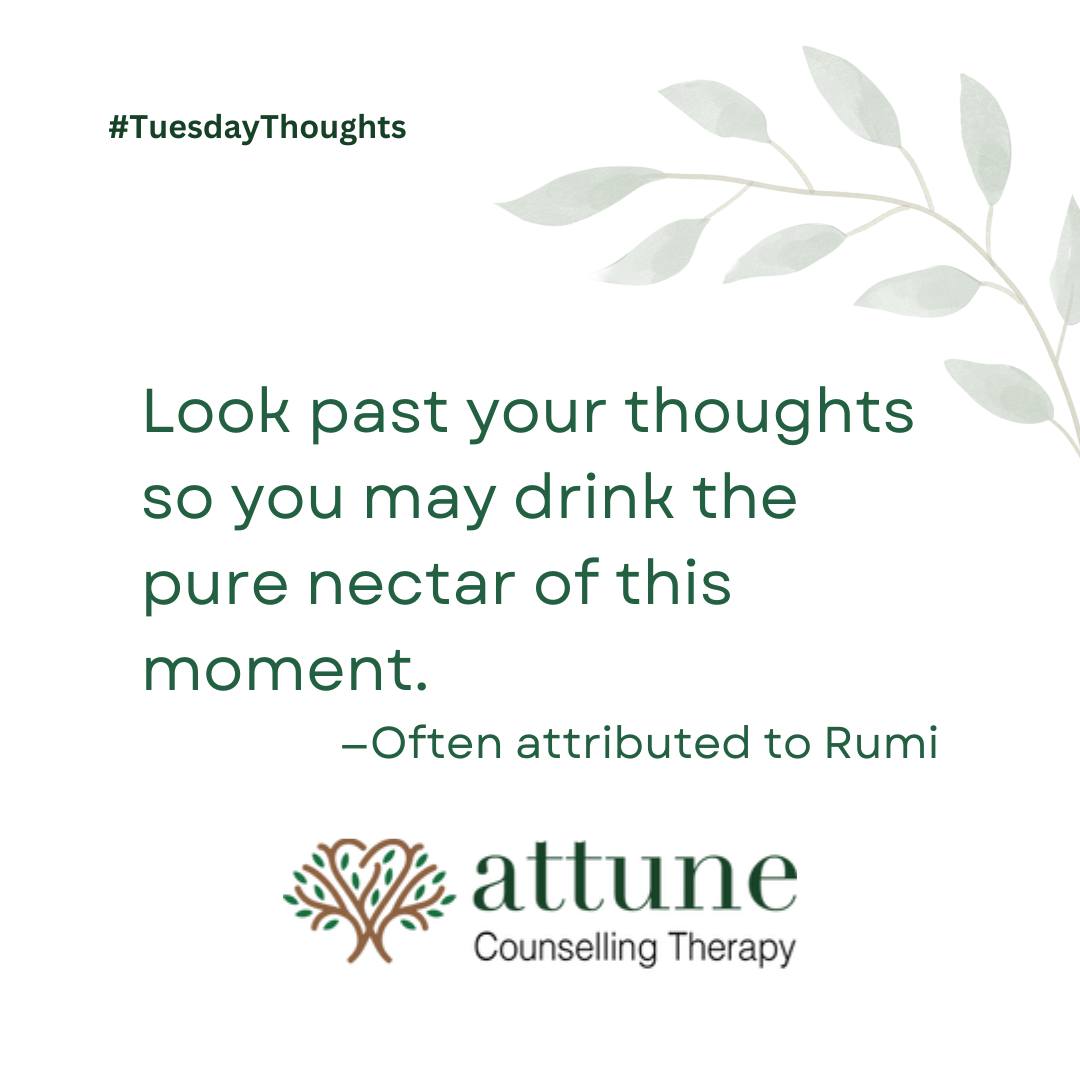 This quote reminds me that our thoughts are not always accurate or helpful. Sometimes, thoughts can pull us away from what is happening in the moment. We can learn to notice thoughts, question whether they are true, and explore balanced ways of seeing a situation. Mindfulness helps us slow down and observe thoughts without judging them or automatically believing them. We can pause, become curious, and choose how to respond. Challenging our thoughts can create more space for clarity, calm, and choices that support our well-being.