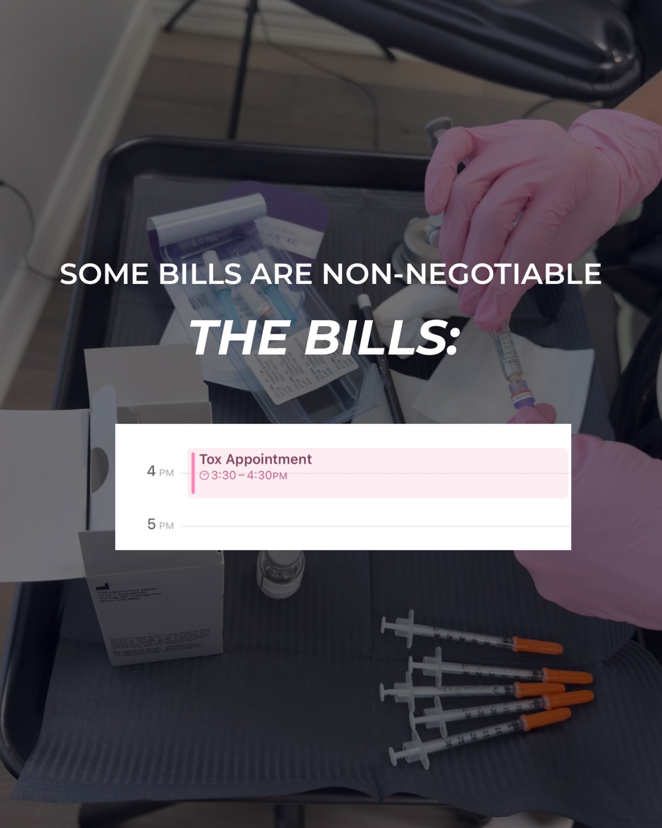 Priorities are priorities.
#botox #girlthings #medspa #relatable #hotgirlmaintenance