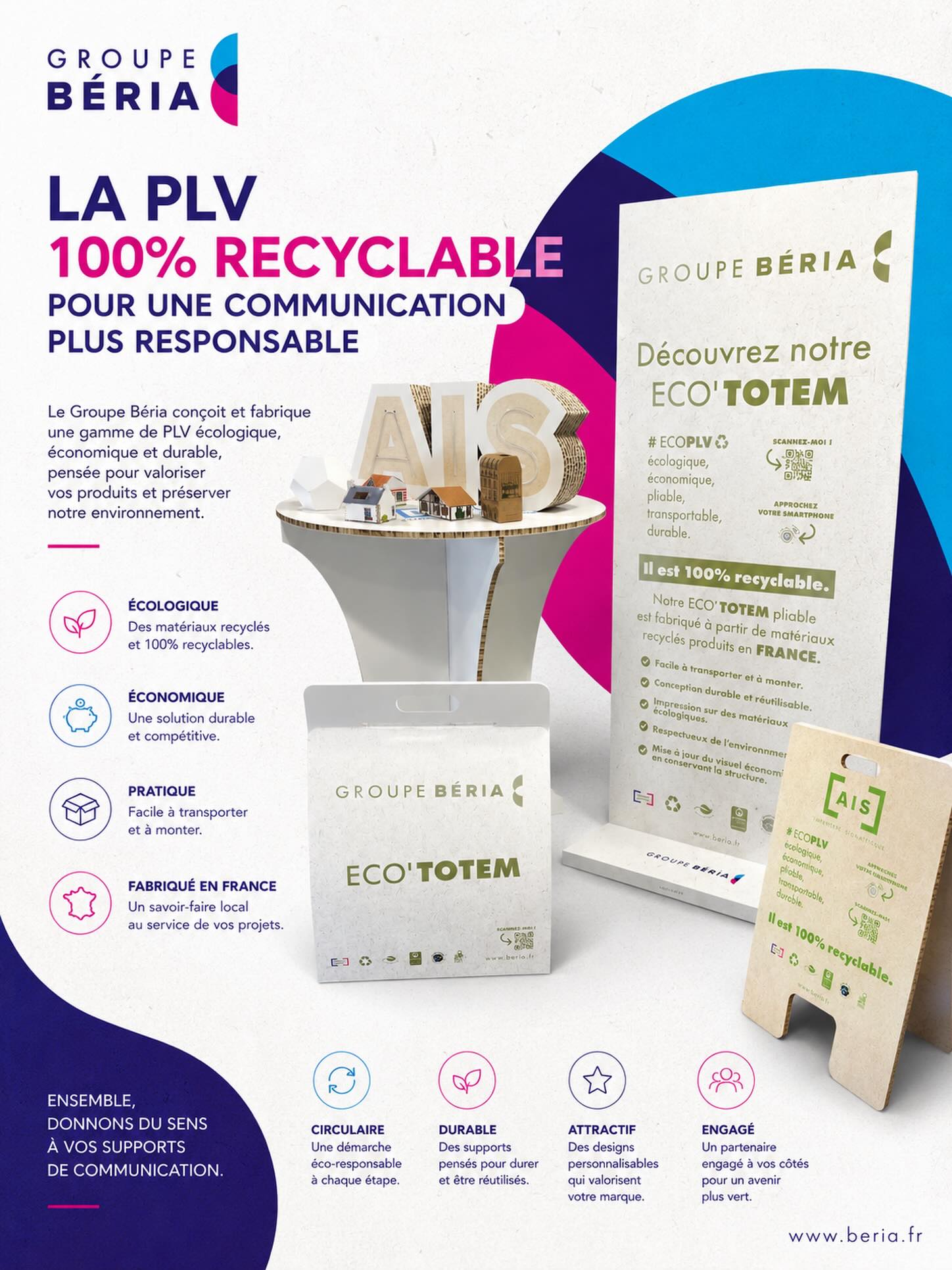 Demander votre devis pour votre PLV 100% recyclable