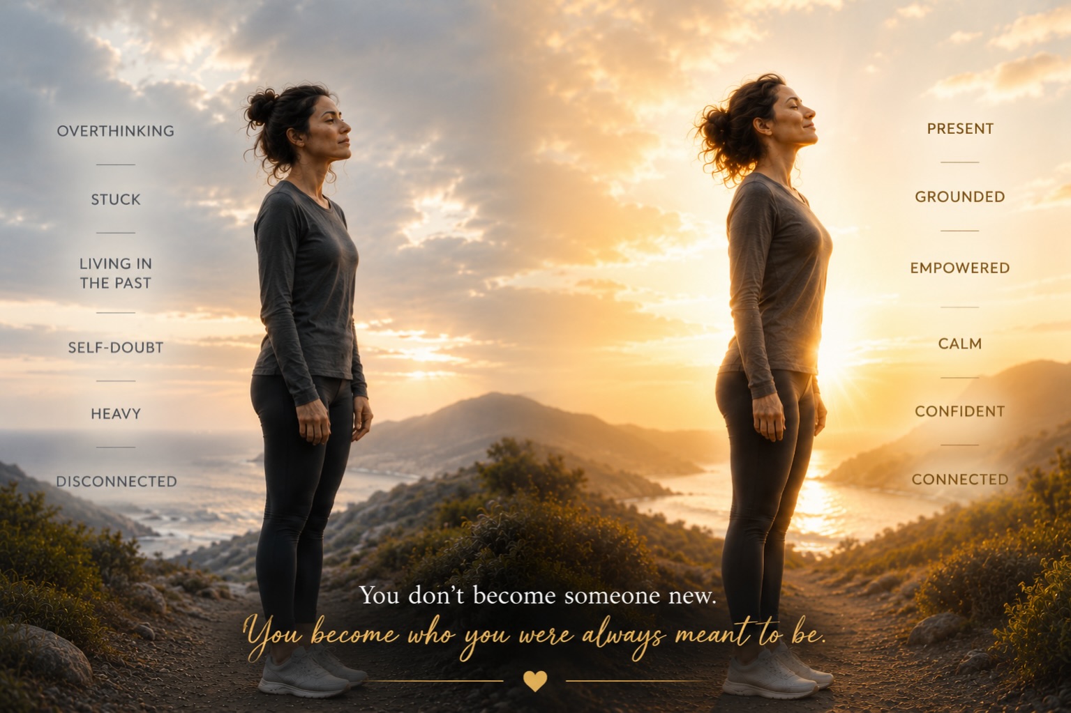 “I just want to be able to look in the mirror and say... There you are”.
Those were the words one of my clients said to me during our very first session.
After working together, she looked at me and smiled:
“I finally feel like me again.” 🥰
That’s the work, not becoming someone else, but releasing what’s been holding you back, so you can become more of who you truly are. ✨
There really is no greater feeling than helping someone reconnect with themselves.
I love what I do, I do what I love 💜
#transformation #startwithin #inwardjourney #coaching #hypnotherapy