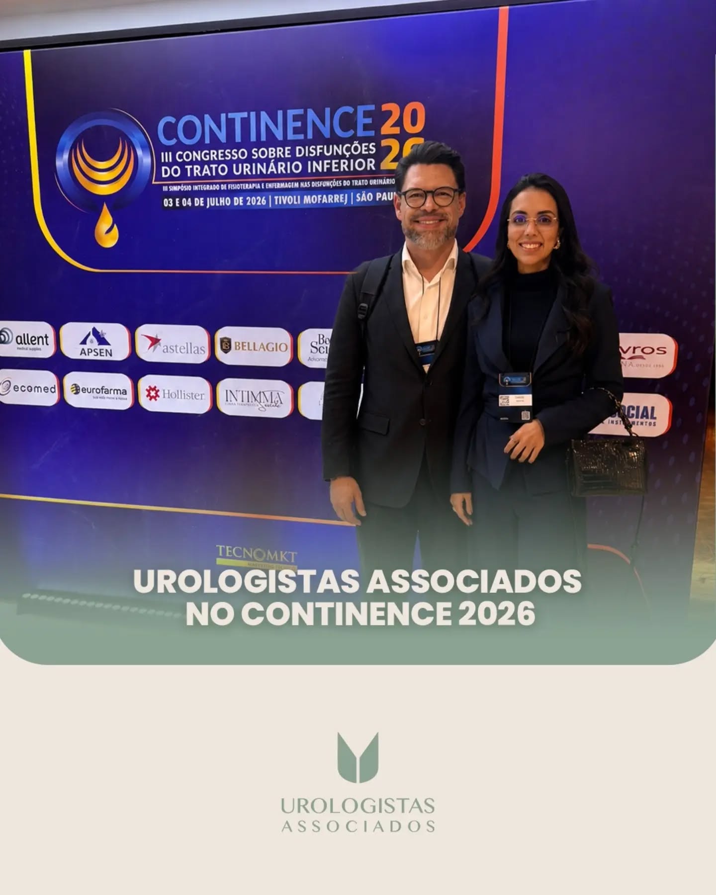 Neste fim de semana, a Urologistas Associados marcou presença no Continence 2026, congresso dedicado às disfunções do trato urinário inferior. 🩺✨
O Dr. @wsalomaor e a Dra. @cristalcosta participaram do evento em busca de atualização científica, troca de experiências e aprimoramento constante, reforçando o compromisso da clínica em oferecer um cuidado cada vez mais completo, especializado e atualizado aos nossos pacientes.
Conhecimento, inovação e urologia de excelência. 💙
#UrologistasAssociados #Continence2026 #Urologia #SaudeUrinaria #AtualizacaoMedica