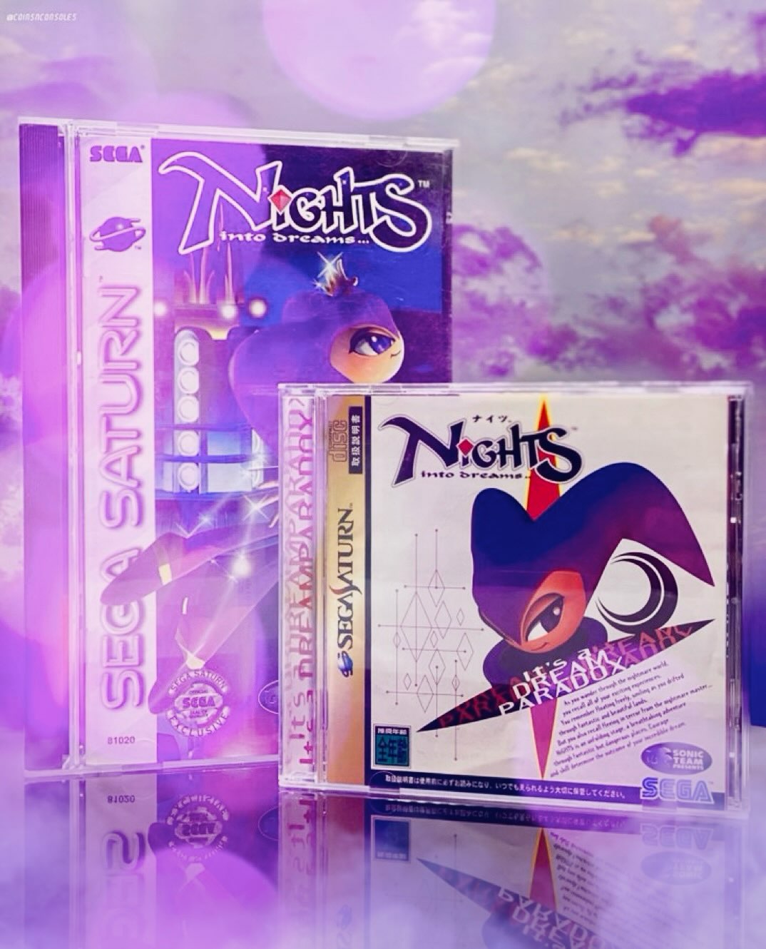 Console: Sega Saturn 🪐
Game: NiGHTS Into Dreams…
Genre: Action
(Sonic Team / Sega, 1996)
With the help of NiGHTS, can Claris and Elliot defeat Wizeman and restore peace to Nightopia?
Originally released on July 5th, 1996, in Japan, NiGHTS Into Dreams… released as a stand alone game and also as a special bundle pack with the Saturn 3D control pad.
With its whimsical charm, fluid gameplay, unique atmosphere, and charming soundtrack, NiGHTS has gone on to become a beloved video game classic!
What was your first experience with the world and characters of NiGHTS? Was it with the Saturn original, the sequel Journey of Dreams on the Wii, or perhaps through one of the many cameos throughout the Sega Universe in games like Sonic Adventure, Sega All-Stars Tennis and Racing, or Sonic Racing Crossworlds?
NiGHTS Into Dreams… has released on the Sega Saturn, Xbox 360, PlayStation 3, Windows, and Steam.
—————————
#sega #segasaturn #nightsintodreams #sonicteam #セガ