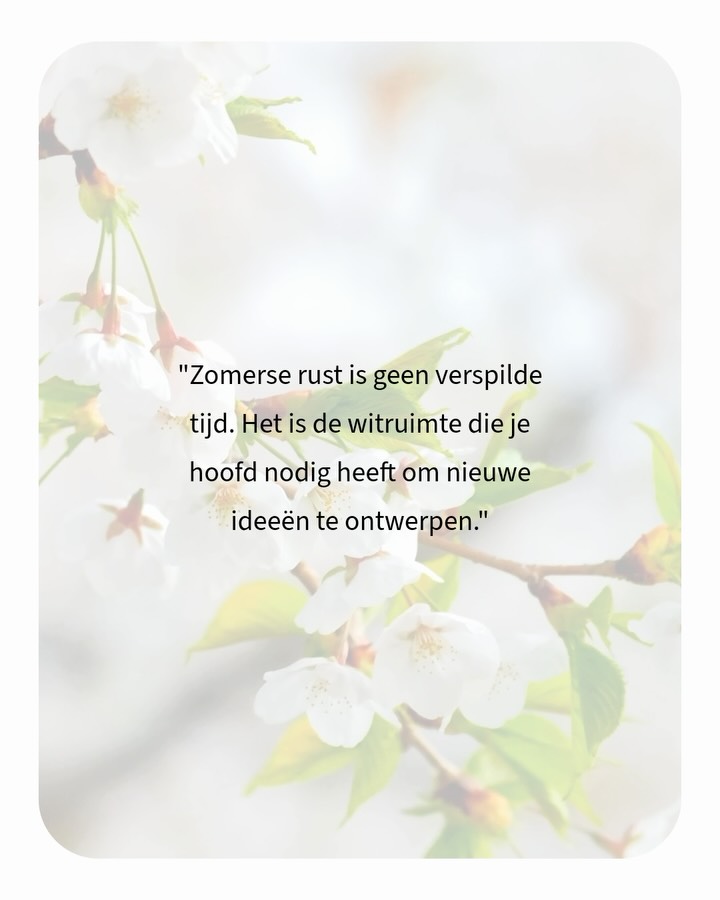 … nog even 🌴
#rust #witruimte #creativebreak #zomer