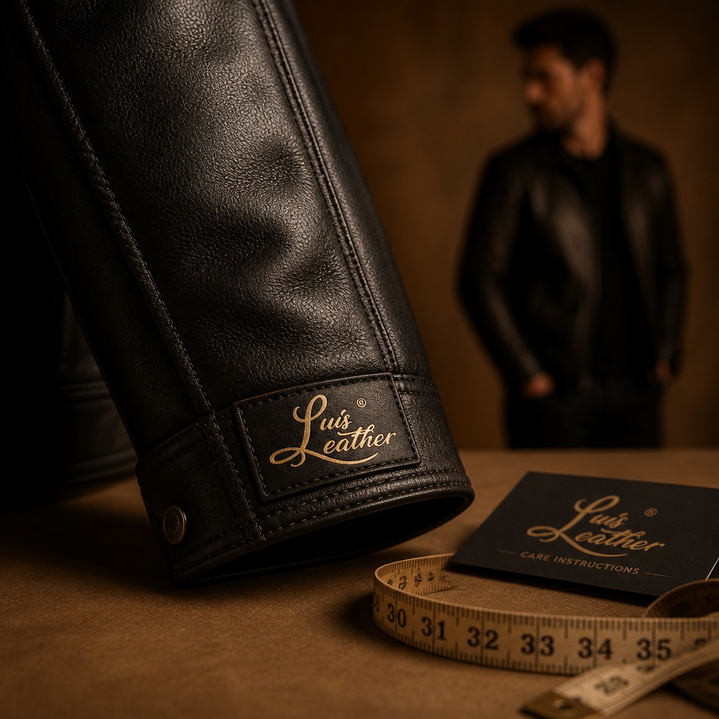 Choose a Luis Leather jacket that lasts — a simple checklist for timeless confidence. Fit: seek a tailored shoulder and a sleeve you can move in — a jacket that feels like a second skin. Leather grade: prefer full-grain or top-grain lambskin for softness that gains character. Construction: look for reinforced stitching, hand-finished seams, and solid brass hardware. Lining & details: breathable lining, quality zips, and thoughtful pockets mean everyday ease. Tailoring options: consider our limited runs or bespoke service for a truly personal fit and British-inspired detailing — ethically sourced hides, crafted to age beautifully. Link in bio to shop and book a fitting. Which detail matters most to you? Share below.