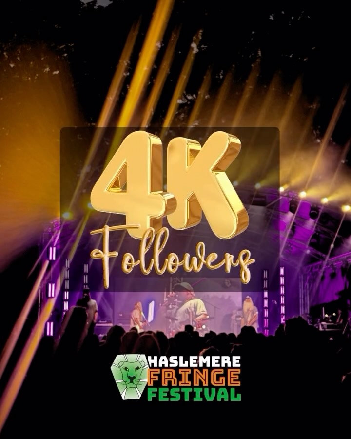 Woohoo! 🙌 4k Followers 🙌
Thank you so much to all our followers for making this happen, we hope you’ve enjoyed the Haslemere Fringe Festival 2026… 🫶
#haslemerefringefestival
#livemusic
#festivalseason
#haslemerecommunity