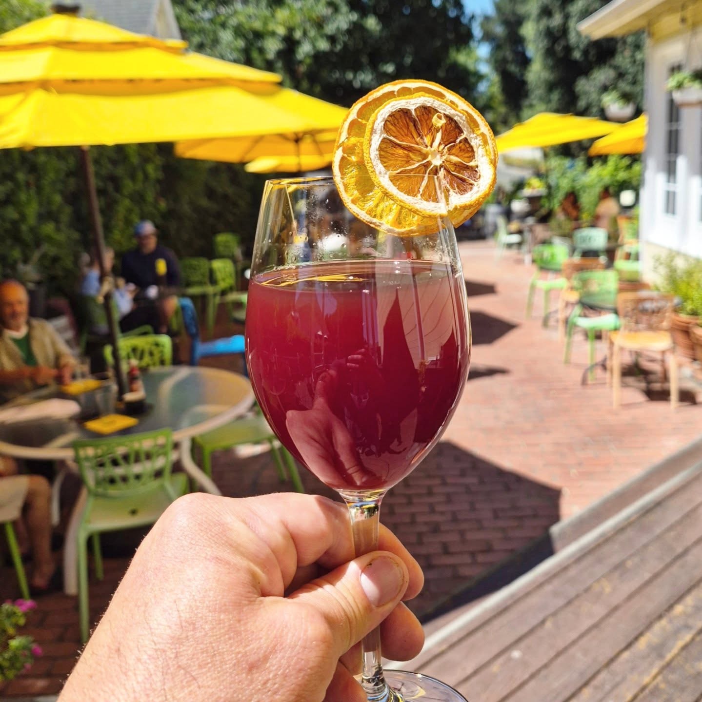 Our sangria is perfect for this beautiful #Bayarea weather we are experiencing!!! If I wasn't working, I would definitely have a glass, just saying!