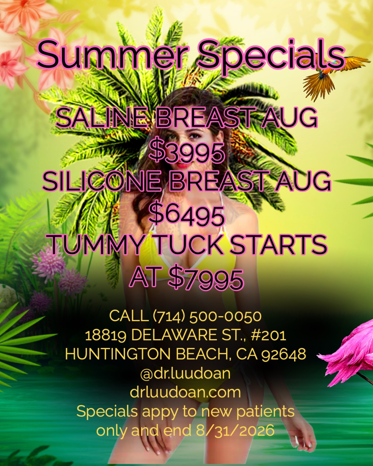 Call now for our Super Hot Summer Specials!