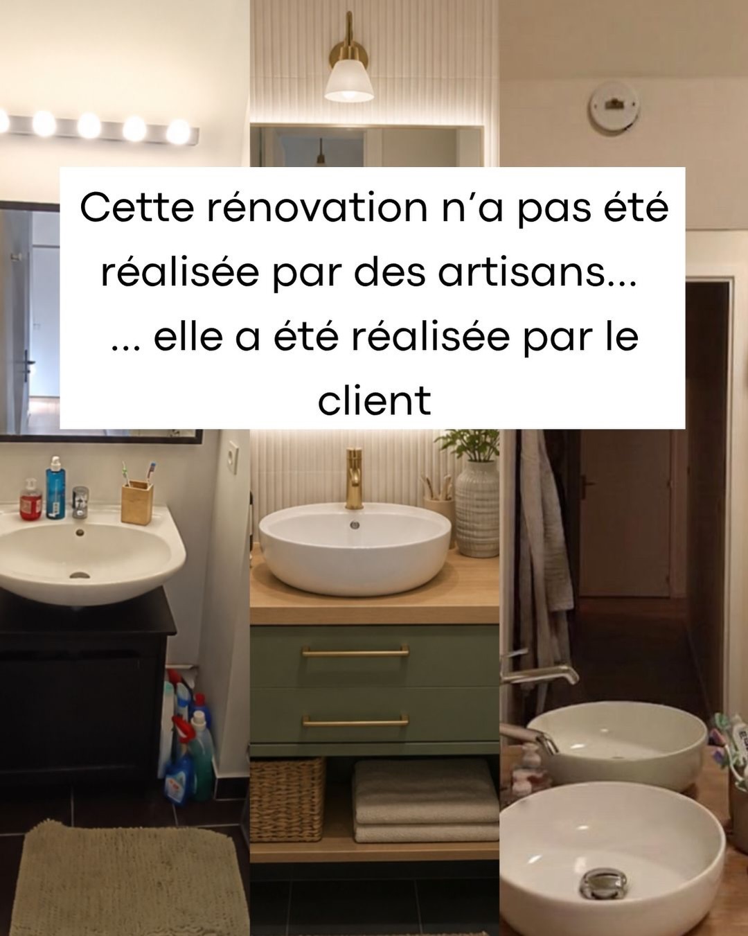 Cette salle de bain n’a pas été réalisée par Maison Joly. 👇
Enfin… pas directement.
Mon rôle s’est arrêté à la conception :
📐 les plans,
🎨 les visuels 3D,
🪵 les matériaux,
🛋️ le mobilier,
📝 les conseils techniques.
Puis le client a pris le relais et a réalisé les travaux lui-même.
Et c’est probablement l’une des plus belles récompenses de mon métier : voir une idée devenir réalité, presque à l’identique de ce qui avait été imaginé.
Parce qu’un projet réussi ne dépend pas uniquement de la qualité des travaux.
Il dépend surtout de la qualité de sa préparation.
➡️ Selon vous, le résultat est-il fidèle au concept initial ?
━━━━━━━━━━━━━━
🏡 Vous avez un projet de rénovation ou d’aménagement ?
📩 Écrivez-moi en message privé ou via le lien en bio pour en discuter.
📍 Conception partout en France
📍 Maîtrise d’œuvre en Île-de-France
#ArchitectureInterieure #Renovation #AvantApres #DesignInterieur #maisonjoly