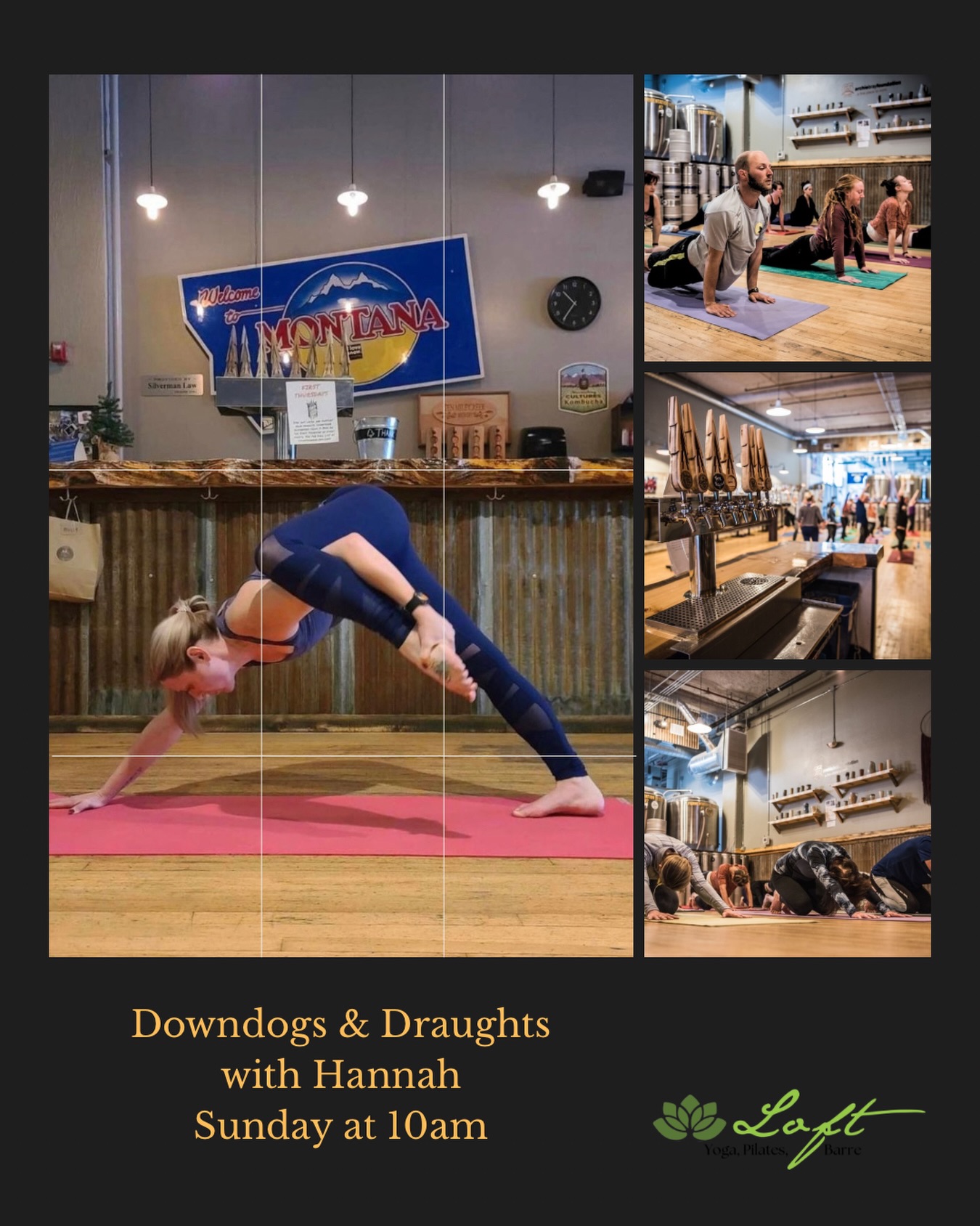 It’s time for yoga in the taproom! Come on down this Sunday! Bring a mat or let us know if you need to borrow one. 10am Sunday at Ten Mile with Hannah, $15 gets you in the door!