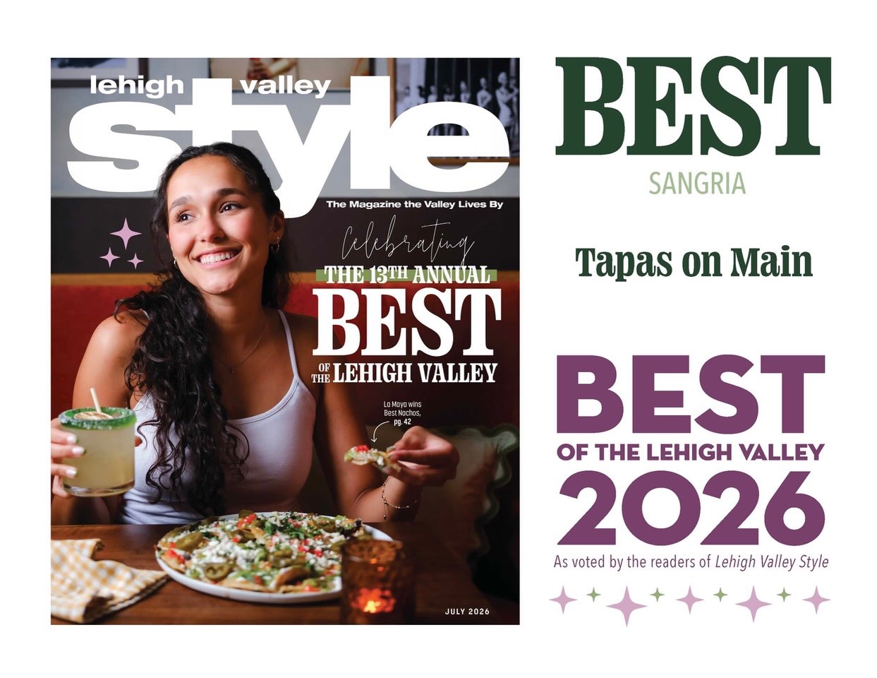 Thank you to everyone who voted for us! We plan to serve up the best sangria for years to come ππΉ @lvstylemag
