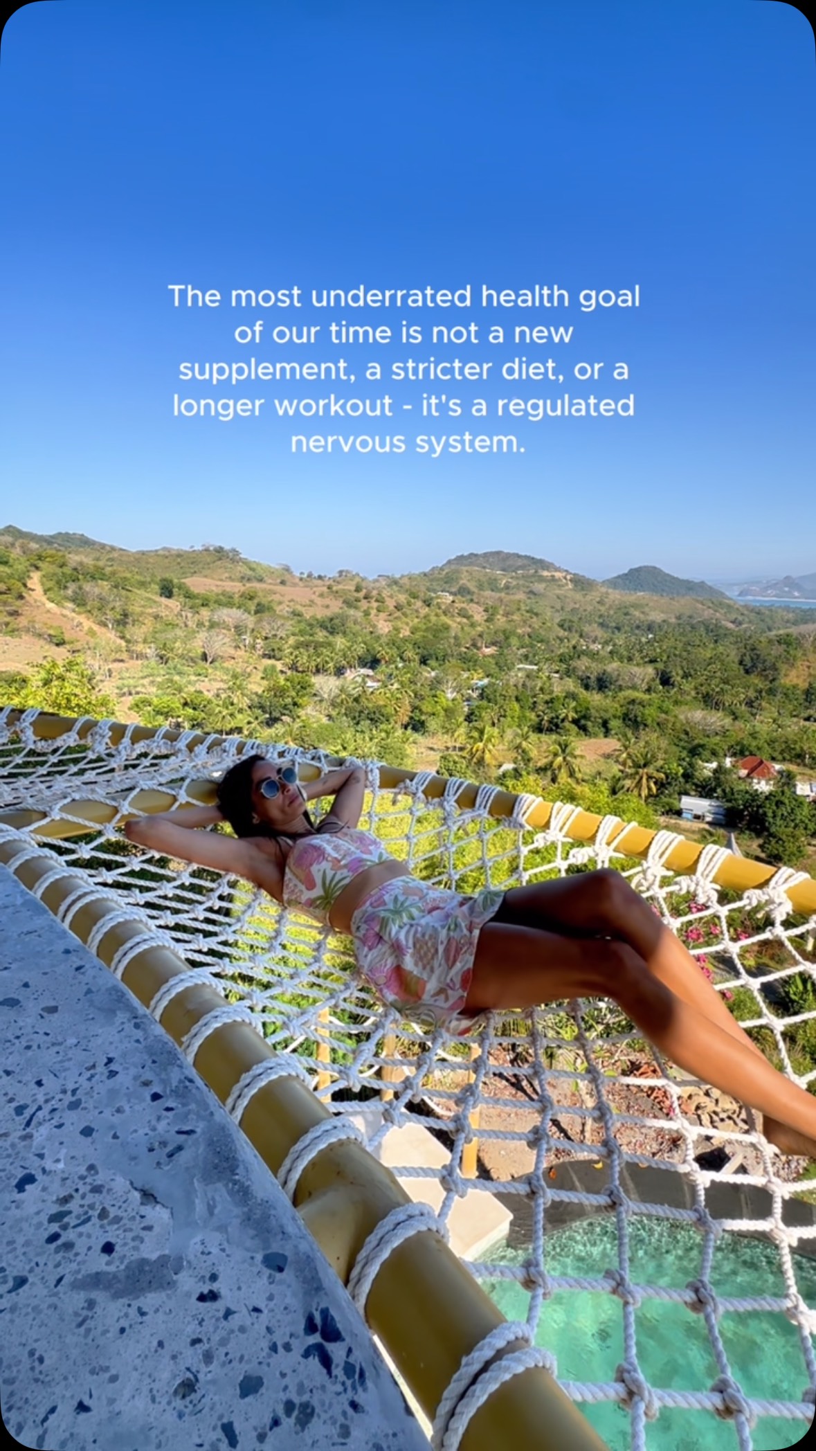 ✨ We’re taught to focus on what we can see: eating well, exercising, taking supplements, getting enough sleep.
But underneath all of those behaviours is something even more fundamental—your nervous system.
When your nervous system is constantly in fight, flight, freeze, or fawn, your brain is focused on survival, not thriving. That’s when healthy habits feel harder, emotions feel bigger, sleep becomes disrupted, and your body struggles to recover.
A regulated nervous system doesn’t mean you’re calm all the time. It means your body can respond to stress and then return to a state of balance.
This is why I believe nervous system regulation is one of the most underrated health and wellness goals. It’s not just another wellness trend—it’s the foundation that supports almost everything else.
What helps your nervous system feel safe? I’d love to hear what works for you. 💛