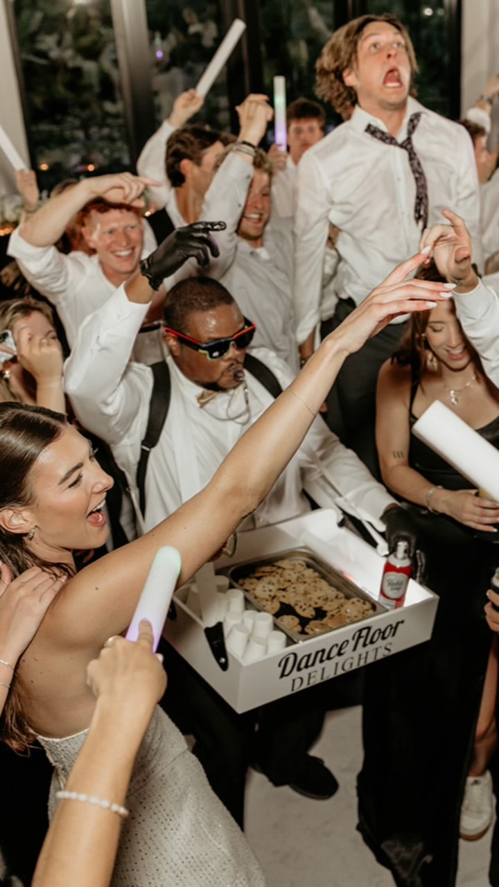 Social media gets a bad rap sometimes, but I’m a fan because I believe there’s so much good to be found when we use it well.
A few months ago, I was scrolling Instagram when I came across Dance Floor Delights serving cookies, whipped cream, and milk shots right on the wedding reception dance floor. It looked like so much fun that I immediately sent it to my daughter. She reached out, never imagining they’d be willing to travel all the way to Tennessee for her wedding. But, they agreed to come celebrate with us!
We kept it a complete surprise.
The moment James walked onto the dance floor, our guests couldn’t believe it. Everyone, from little kids to grandparents, was laughing, lining up for cookies and milk shots, and soaking in the fun. It instantly became one of the most talked about moments of the entire reception.
It’s often the unexpected touches that create the memories people carry with them long after the wedding is over. This was one of those moments of pure joy and simple fun. A memory we’ll all smile about for years to come.
And none of it would have happened without social media.
Thank you to @360focus_events and James of Dance Floor Delights for making an already unforgettable evening even sweeter. 🍪🥛❤️