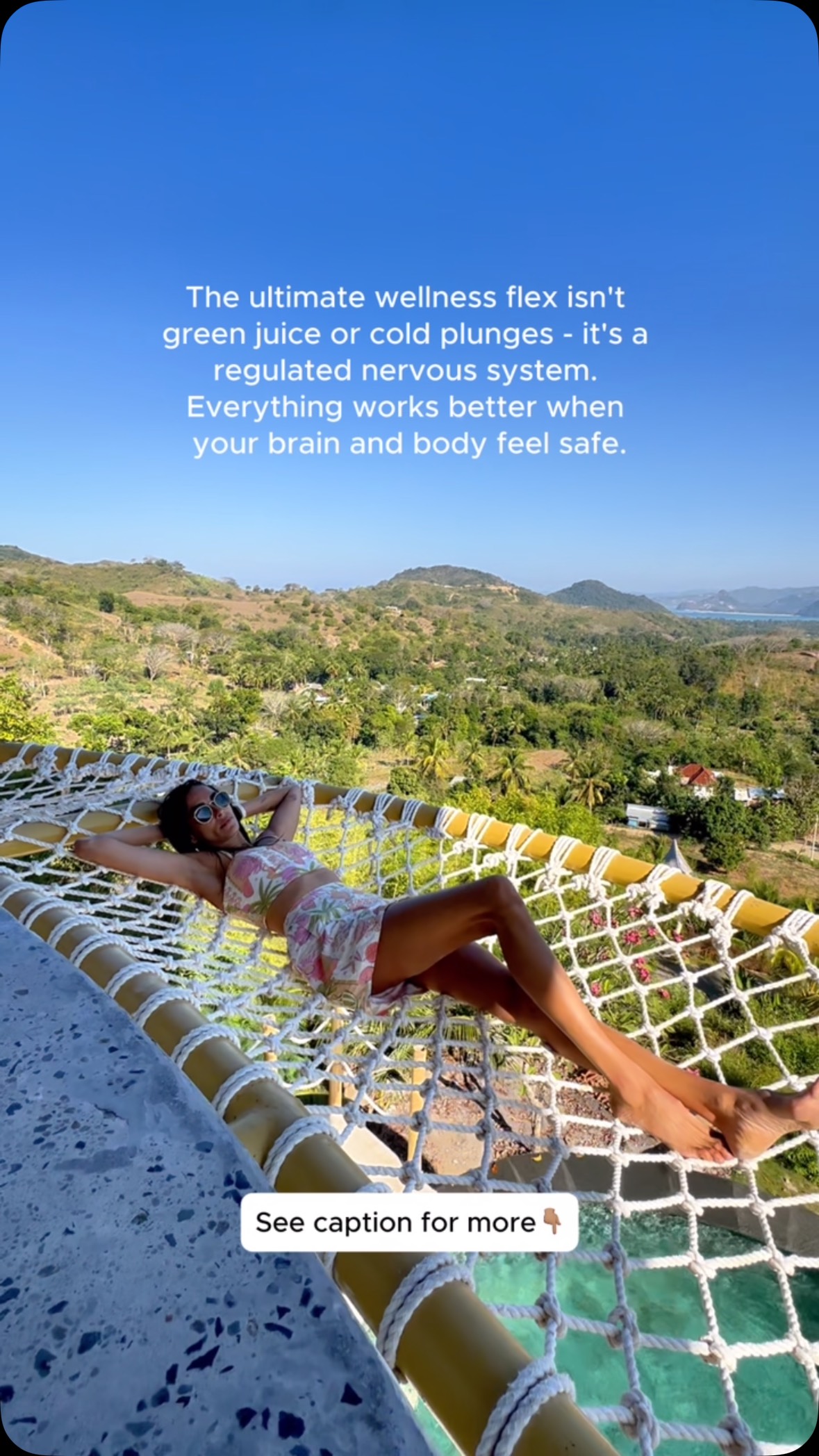 ✨ We’re taught to focus on what we can see: eating well, exercising, taking supplements, getting enough sleep.
But underneath all of those behaviours is something even more fundamental—your nervous system.
When your nervous system is constantly in fight, flight, freeze, or fawn, your brain is focused on survival, not thriving. That’s when healthy habits feel harder, emotions feel bigger, sleep becomes disrupted, and your body struggles to recover.
A regulated nervous system doesn’t mean you’re calm all the time. It means your body can respond to stress and then return to a state of balance.
This is why I believe nervous system regulation is one of the most underrated health and wellness goals. It’s not just another wellness trend—it’s the foundation that supports almost everything else.
What helps your nervous system feel safe? I’d love to hear what works for you. 💛
