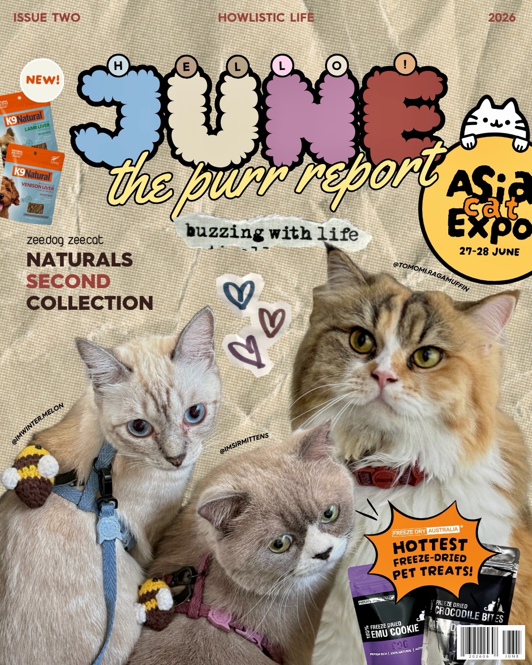 Here’s a little recap of last month’s mini digital series — YOU + June highlights! 🗓️🐾
A collection of stories, your favourites, and the products we love sharing with the pet community.
Thank you for being part of this journey and for letting us celebrate the little moments that make pet life so special! 🩷
*Do tag us in your postings for a chance to be featured 📸
