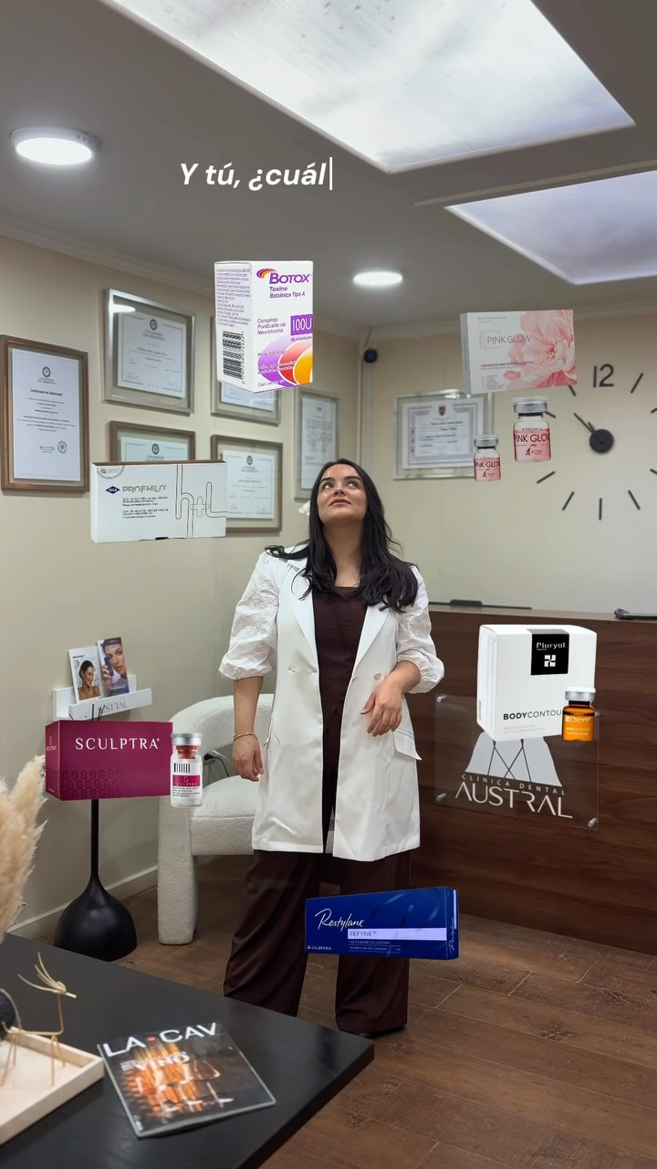 ✨ Si pudieras escoger solo uno… ¿cuál sería tu tratamiento estético favorito? 🤍
Hay muchísimas opciones para realzar tu belleza de forma natural: ✨ toxina botulínica, ácido hialurónico, bioestimuladores, skinboosters y mucho más.
Para muchas, el favorito es el Botox por el efecto de frescura y prevención de arrugas. 💉
¿Y el tuyo? 👇 Cuéntanos en los comentarios cuál elegirías si solo pudieras quedarte con uno.
📍Clínica Dental Austral
📲 Agenda tu evaluación y encuentra el tratamiento ideal para ti.