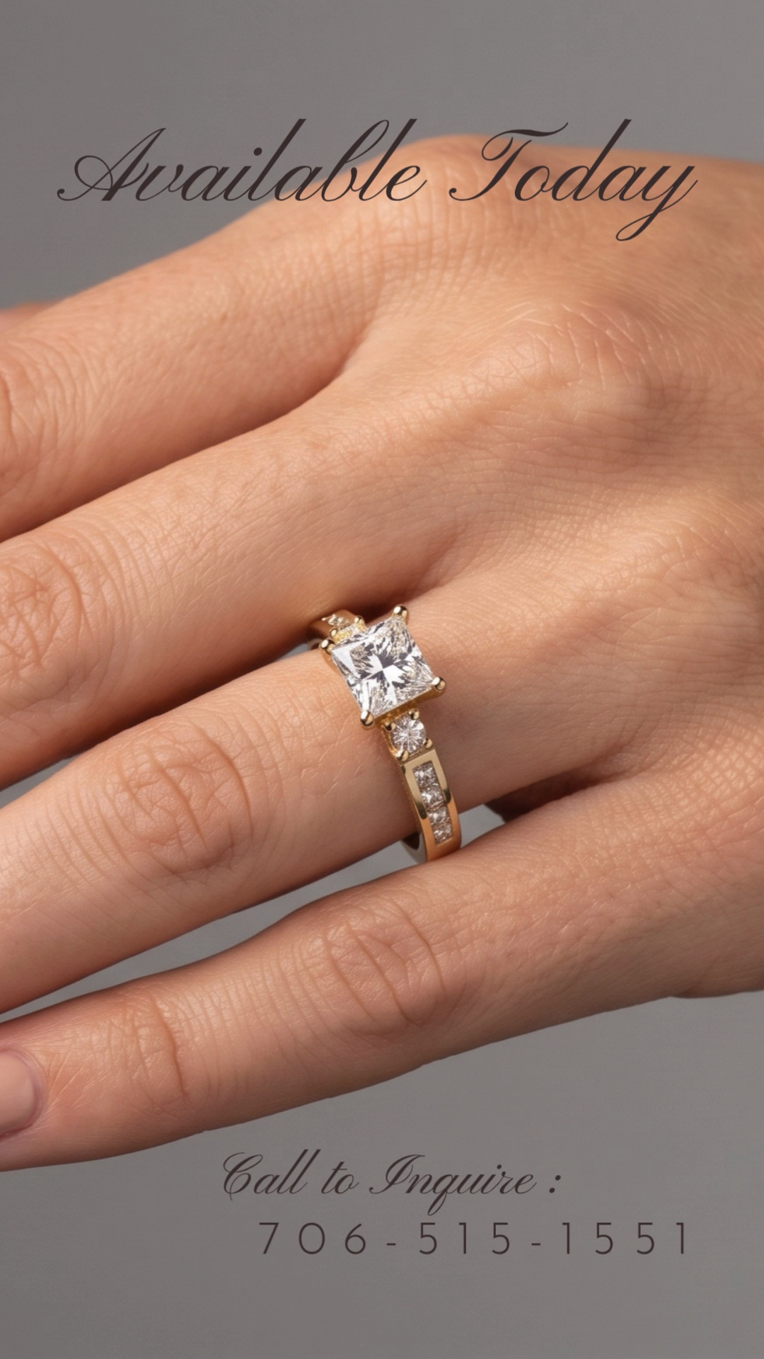 Pick of the day!
Available for purchase today
✨ Geometry meets pure fire ✨
Meet the ring that stops time — a dazzling 0.9-carat natural princess-cut diamond set in warm 14K yellow gold, flanked by a sparkling river of accent diamonds that brings the total to 1.66 ctw. Bold. Brilliant. Unforgettable.
Whether you’re saying “yes,” celebrating forever, or simply treating yourself, this modern classic delivers sparkle that feels personal and powerful.
Who else is obsessed with that princess-cut glow? Drop a 💎 below!
https://northgeorgiadiamond.com/
Call to inquire: 706-515-1551
#PrincessCutPerfection #NaturalDiamondSparkle #YellowGoldLuxury #ModernHeirloom