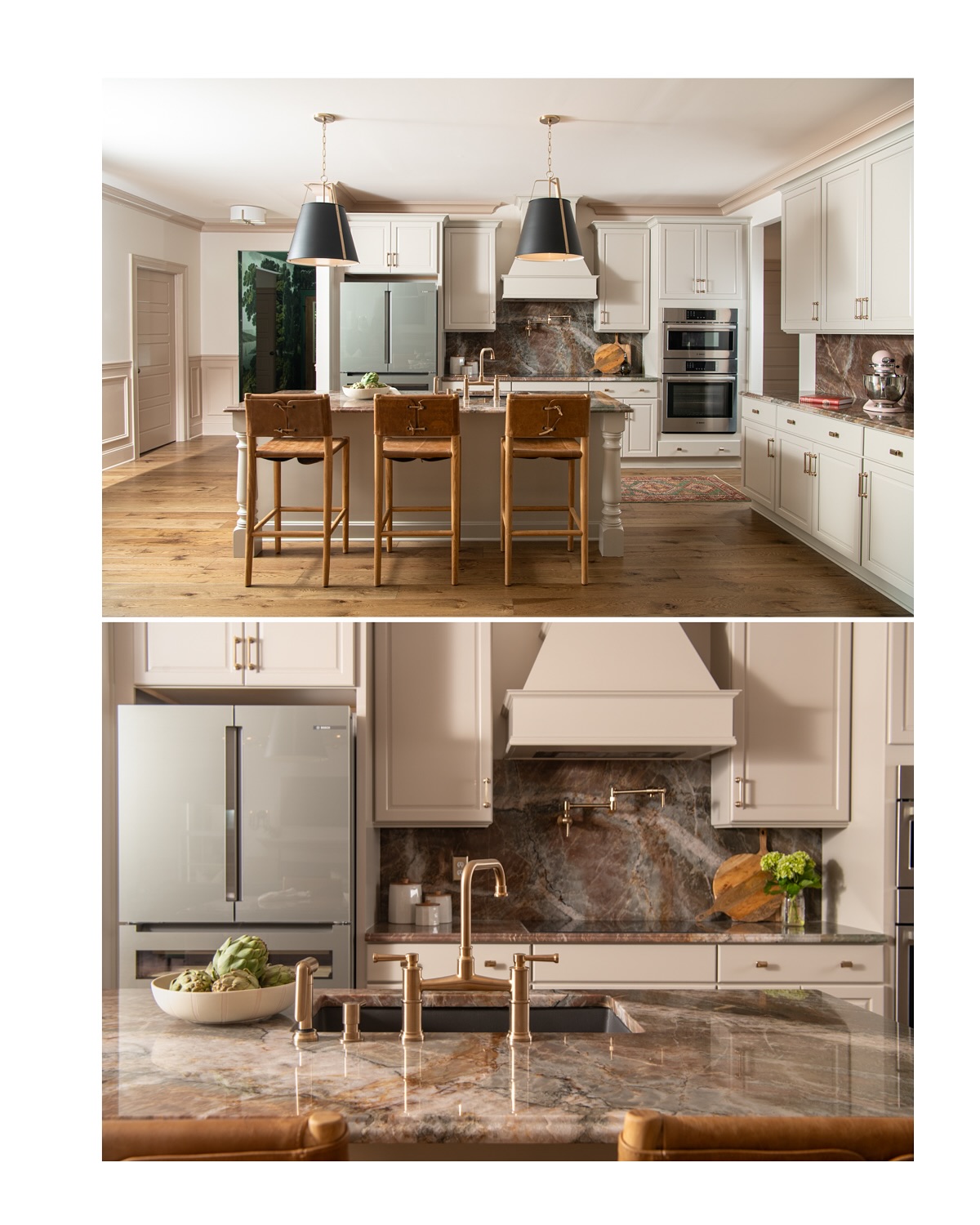 Behold this gorgeous open plan kitchen at the St. Jude dream home. I hope the lucky winners have already christened this beauty! #stjudeschildrensresearchhospital
design: @marblemooninteriors
photography: @laura_visioni