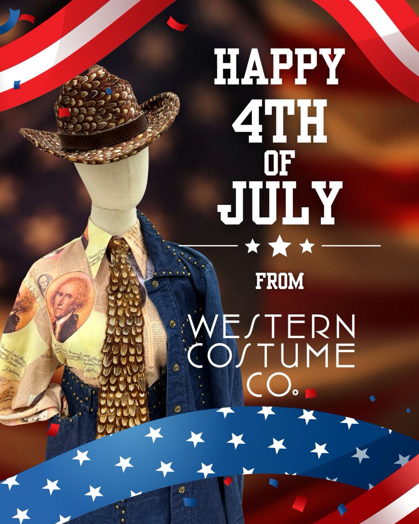 Happy Independence Day from this proud, independent union costume house.