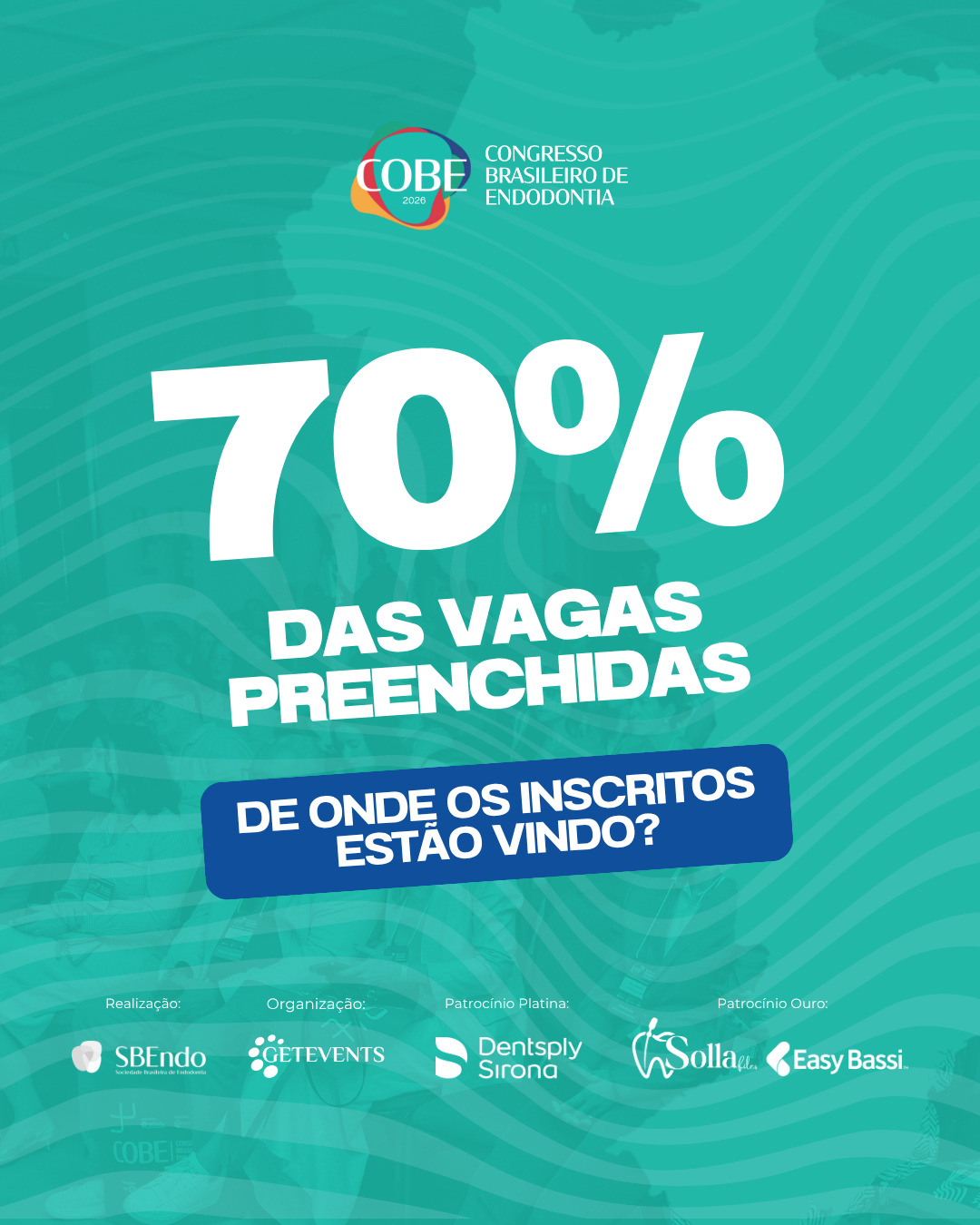 O COBE 2026 está reunindo a Endodontia de todo o Brasil. E de fora também.
70% inscritos confirmados, de todos os estados, do Norte ao Sul, do Centro-Oeste ao Sudeste. E os internacionais também já garantiram sua vaga.
Falta o seu nome nessa lista?
📅 08, 09 e 10 de outubro
📍 Belo Horizonte/MG
Garanta sua vaga agora.
👉 http://cobe.sbendo.com.br
De onde você vai vir? Comenta aqui embaixo! 👇
#COBE2026 #SBEndo #Endodontia #EndodontiaBrasil #CongressoBrasileiroDeEndodontia #Odontologia