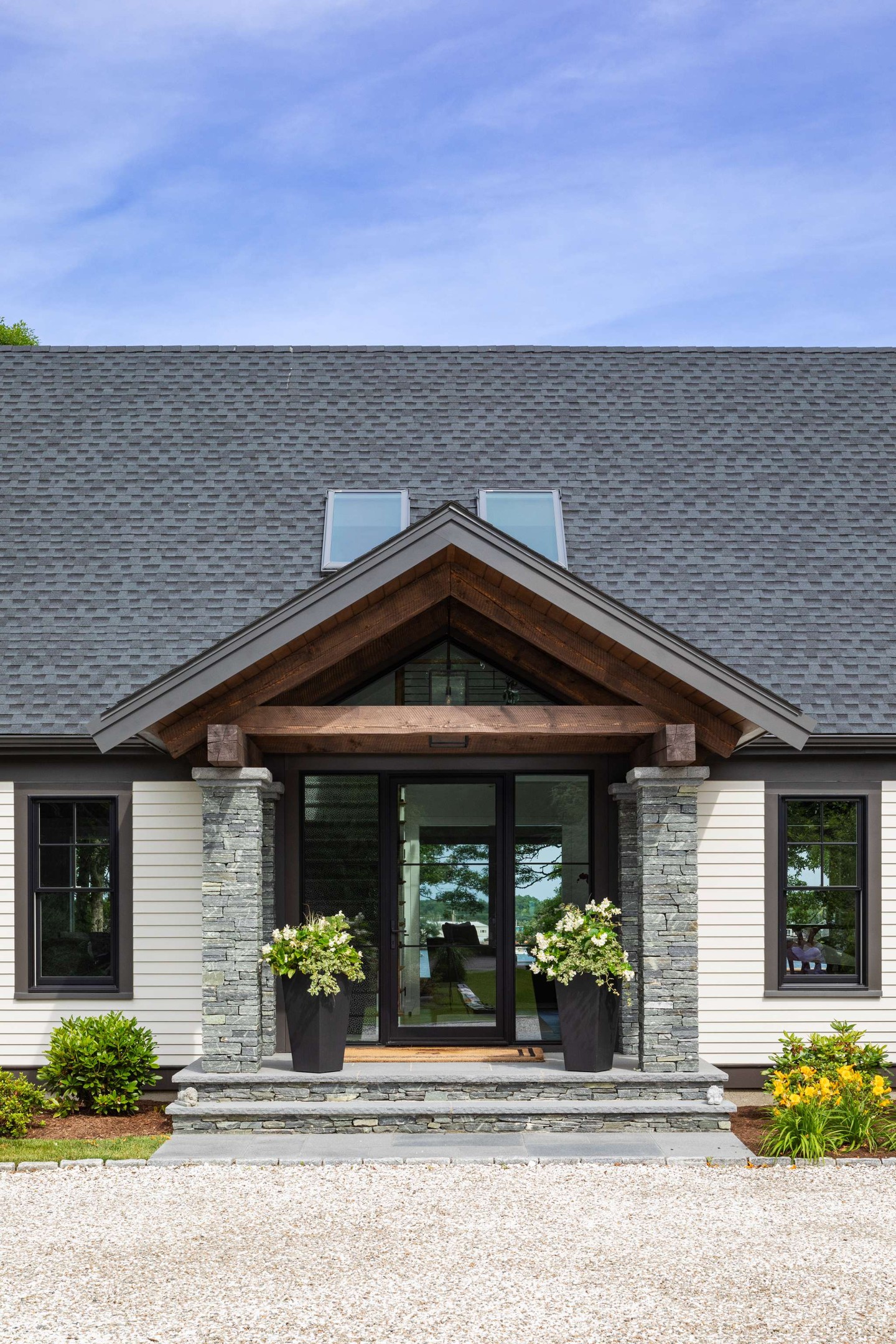 A whole-home renovation shaped by thoughtful design and skilled craftsmanship.
This project was transformed inside and out, from the refreshed exterior and welcoming entryway to the interior details that bring warmth, function, and character throughout the home. The custom built-in bar adds a tailored gathering space, while the finishes and craftsmanship tie each room together with care.
Proud to bring this renovation to life in collaboration with @ad_design_build
#CapeAssociates #WholeHomeRenovation #HomeRenovation #CustomHomeBuilder #Craftsmanship #ArchitecturalDetails #ExteriorRenovation #InteriorRenovation #BuiltInBar #CustomMillwork #ResidentialConstruction #HomeDesign #RenovationDetails #CapeCodHomes #ArchitectCollaboration
