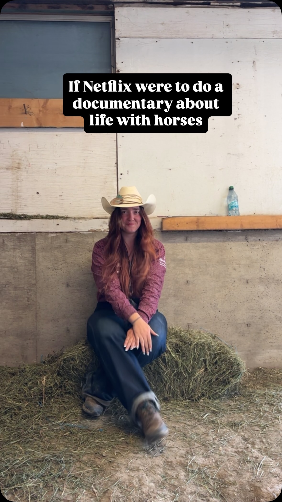 I think I’m funny and wanted to jump on the trend with a twist
#viral #trending #choas #barnlife
