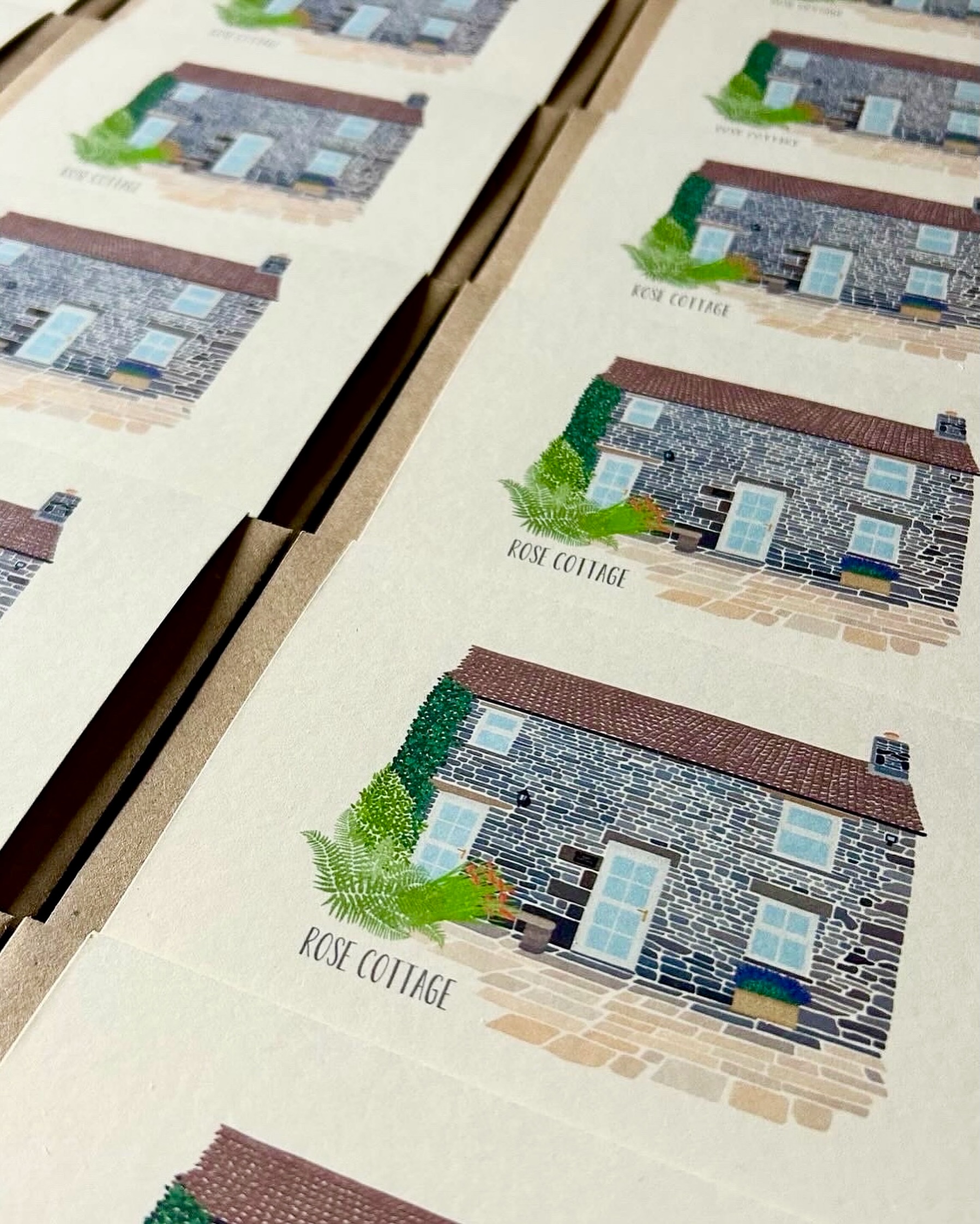 Freshly printed custom cards for the lovely @rosecottage_chelmorton 💌✨
Seeing an illustration in print form never stops feeling exciting ✏️✨😁
I created this little illustration of Rose Cottage especially for their holiday cottage guests- useful for leaving a note or guest information, but also a special little keepsake to take home after a stay 🤍
If you have a special place, business, or occasion you’d love illustrated, I’d love to hear from you 🫶🏻
#customillustrations #customcards #holidaycottagesuk #illustratedstationery #illustratedcards ✏️✨💌