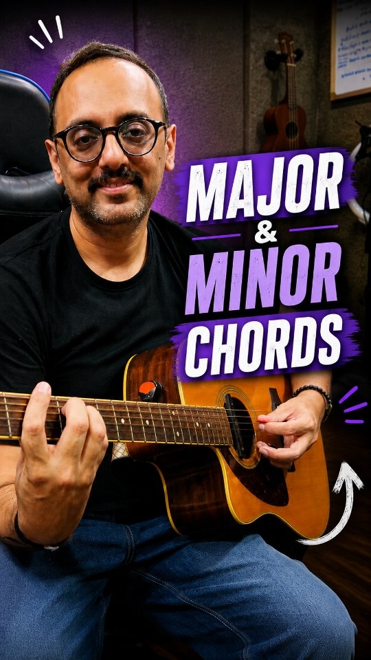 C Major and C Minor Chord #chords #guitarlesson #guitargyan #guitarclass #musictheory