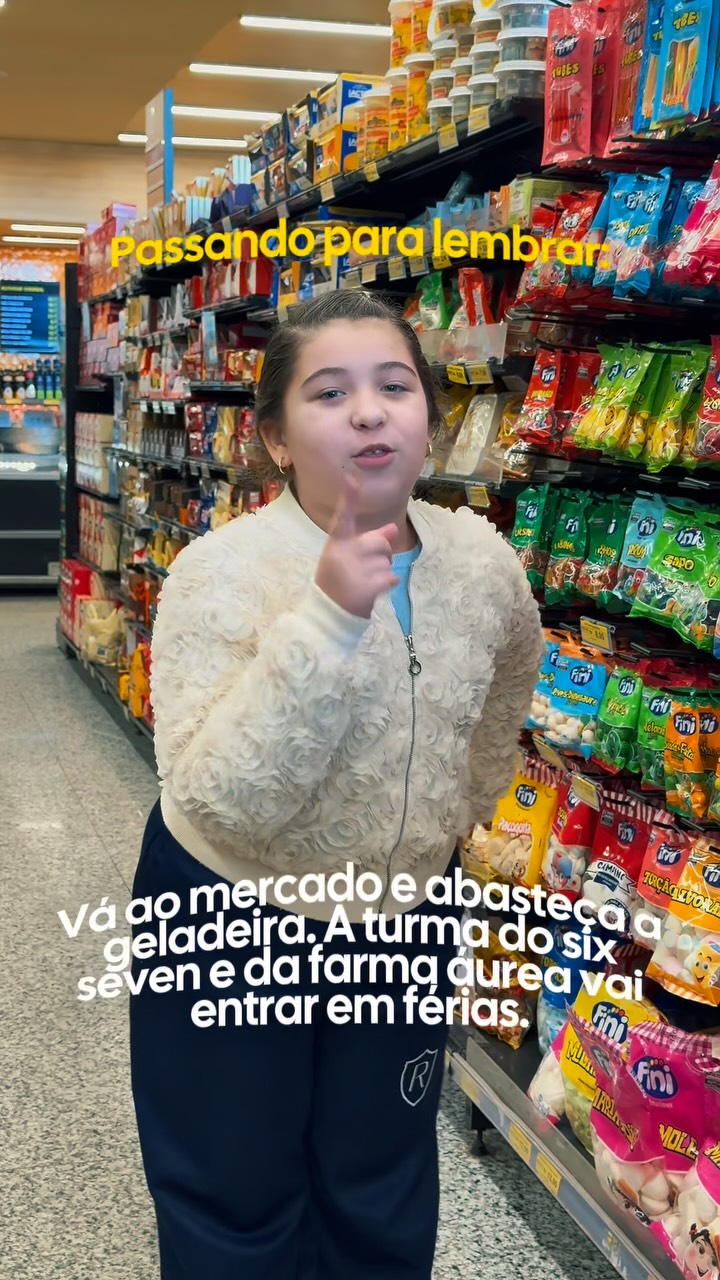 Daqui a pouco a criançada do Six Seven vai estar em casa de férias! 🥴
As férias estão chegando, então é hora de encher os armários com muitas delícias e deixar os lanches garantidos!