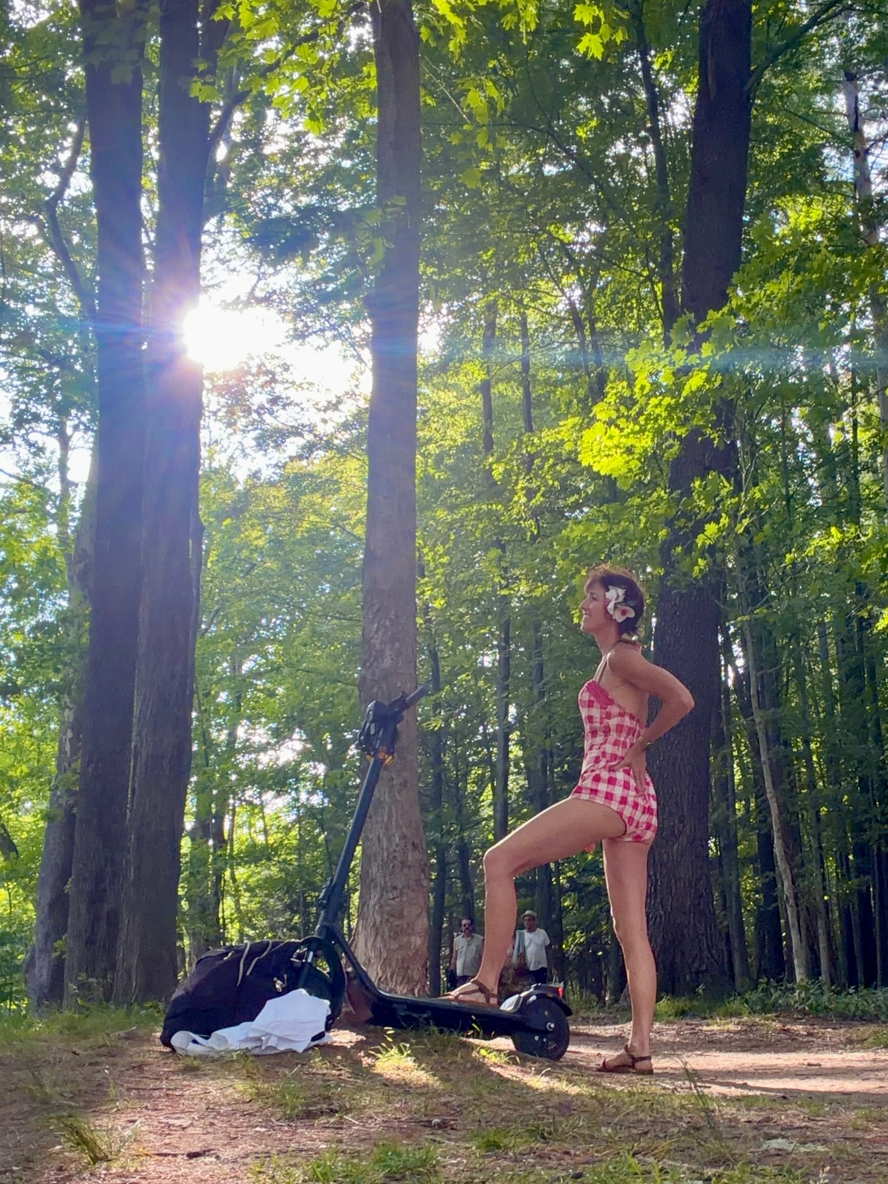 Happy Interdependence Day! Off-road scootering (Ewok vibes, furreal!), multiple waterfalls, snacks, pie, rock n roll (not pictured), late night bonfires, and more friends in waterfalls (in stories). Thanks for the parties @mrs_columbo @beautyabovebelowwithin @thesuminskiinnski Not bad for a 250 year old nation in apocalyptic climate collapse and democratic & moral untethering. May we persist with the good time despite the f’ed ones.