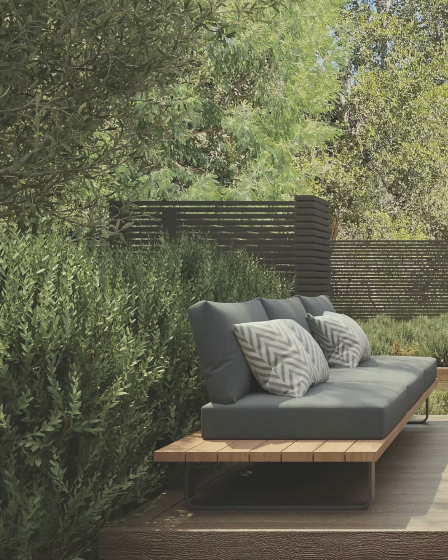 The vision for this landscape was to create a series of outdoor rooms that extend the architecture into the garden while maintaining a strong connection to the surrounding landscape.
Clean lines, generous paving, and a restrained material palette establish a sense of order and cohesion throughout the space. Warm wood accents introduce richness and softness, while layered planting brings texture, movement, and seasonal interest, allowing the garden to evolve over time.
Areas for dining, lounging, and gathering are thoughtfully composed to support everyday living, creating a seamless transition between indoors and out. Structured planting and carefully placed screens provide privacy and definition where needed, while preserving openness and a connection to the broader landscape.
The result is a landscape that feels both refined and welcoming—balancing architectural clarity with the softness and vitality of nature, and creating an environment that is as beautiful to experience as it is to inhabit.
Landscape design by: @cearastudiosf
#modernlandscapedesign #landscapearchitecture #outdoorlivingdesign #residentiallandscape #bayarealandscapedesign