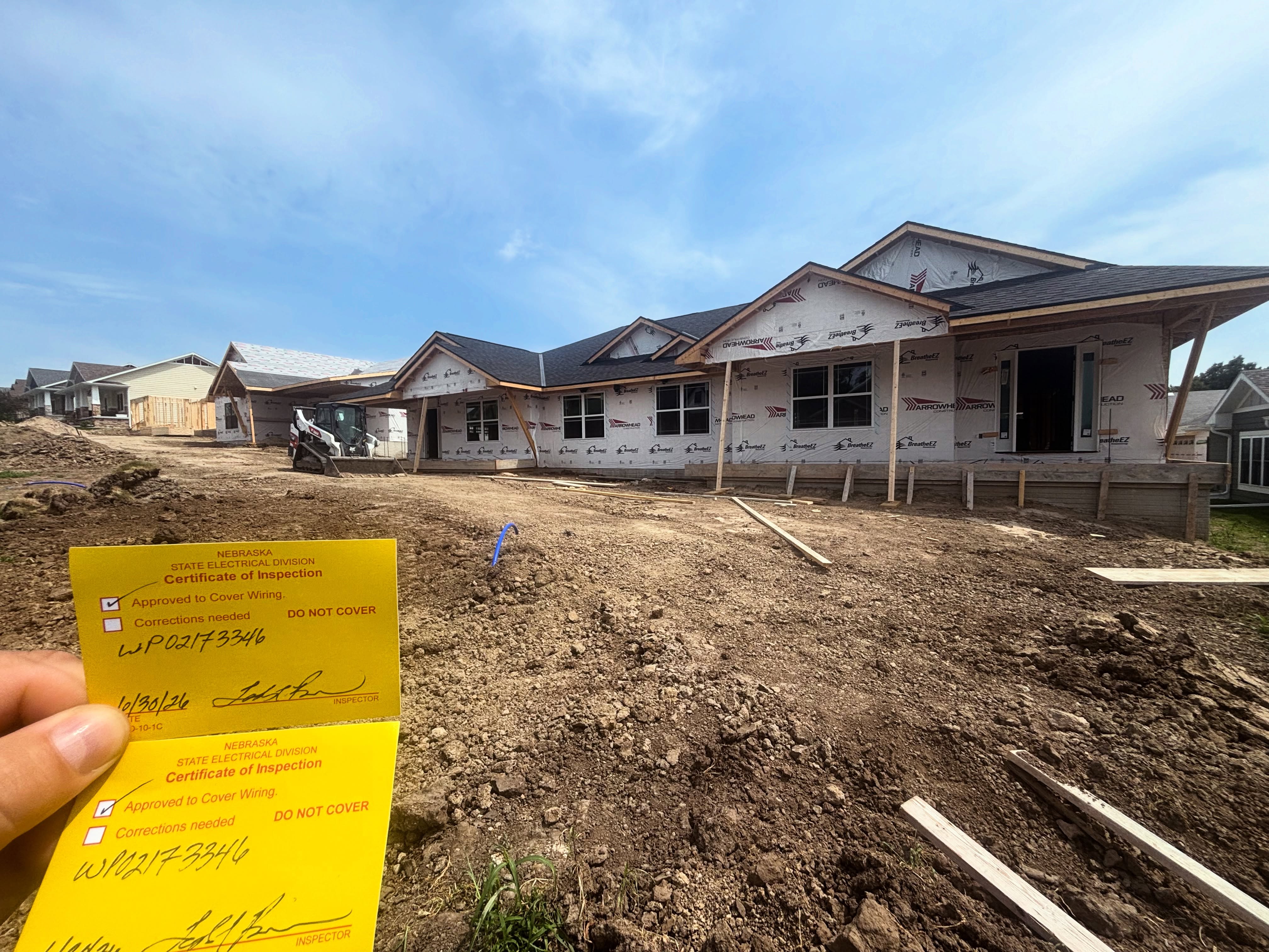 Rough-in inspections ✅
Everyone has had a hand in this job but Spencer, Tyler & Brice have been putting in some work at this duplex in Seward. Now it’s time to start on the two houses next to it and then eventually another house outside of Milford and another in Lincoln - on top of all of our remodels and service calls. Busy summer!