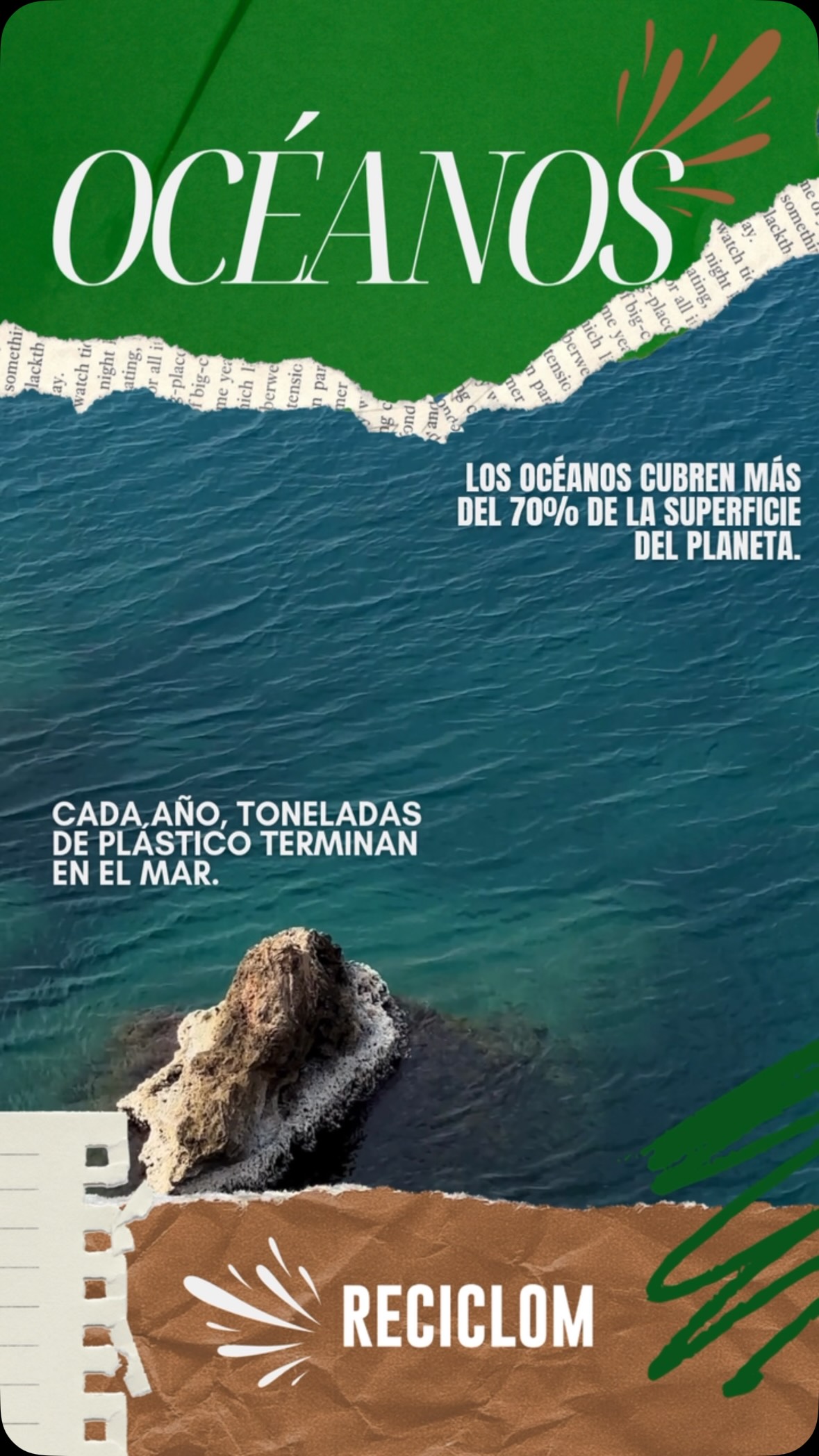 🌊💙 Los Océanos son uno de los ecosistemas más valiosos del planeta el cual debemos proteger.
Reducir residuos, reciclar correctamente y evitar que los desechos lleguen al mar también es parte del cambio ♻️🐋
Cada acción cuenta para cuidar nuestros océanos hoy y para las futuras generaciones 🌎✨
#océanos #reciclaje #medioambiente #cuidadodelplaneta
