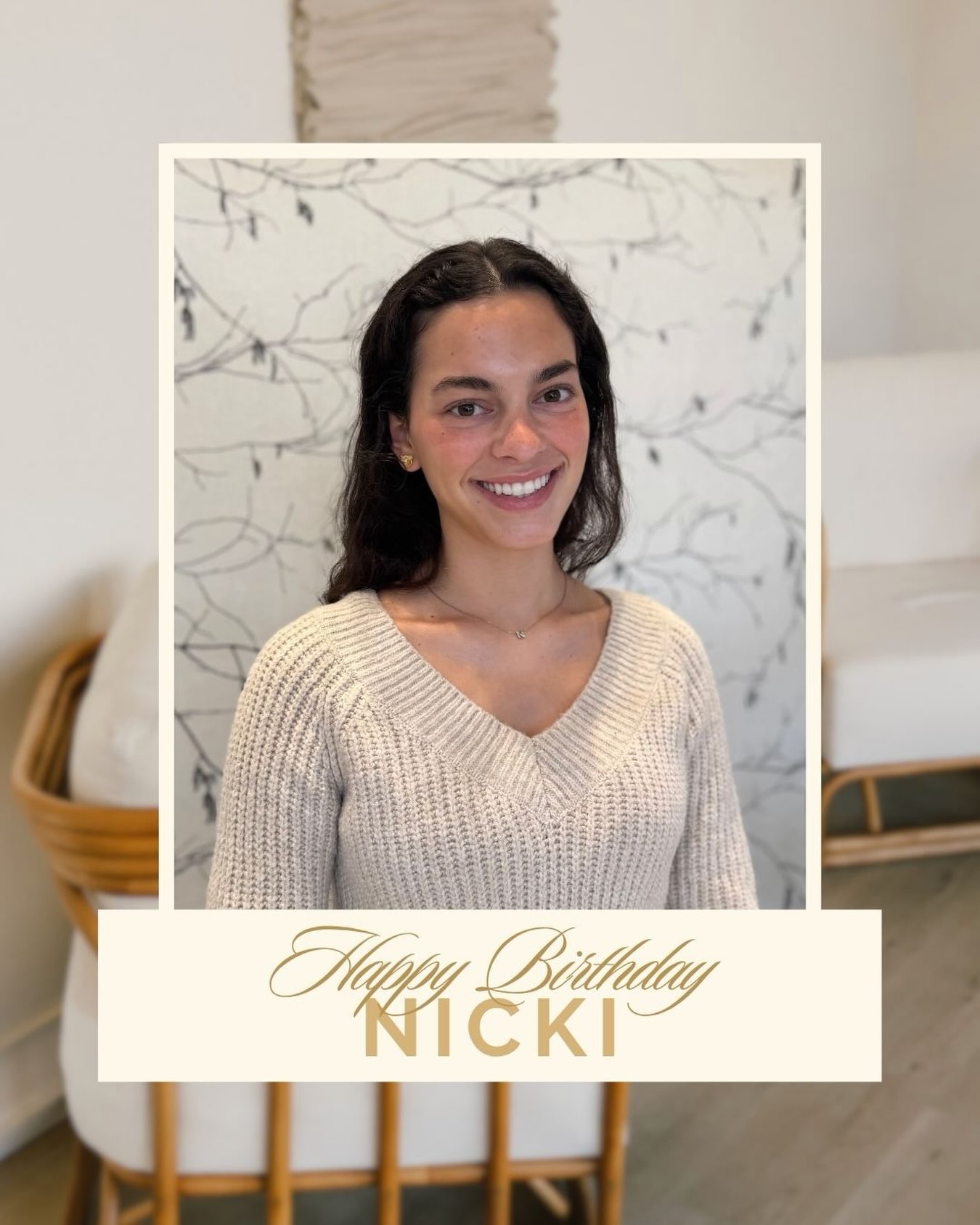 Happy Birthday to our sweet Nicki! You bring such a positive attitude, a kind heart, and a willingness to jump in wherever you’re needed. Your sweet personality and incredible work ethic shine through in everything you do, and it’s easy to see that those qualities will take you far in life. We hope your birthday is filled with fun, laughter, and all the things you love! Wishing you an unforgettable year ahead!