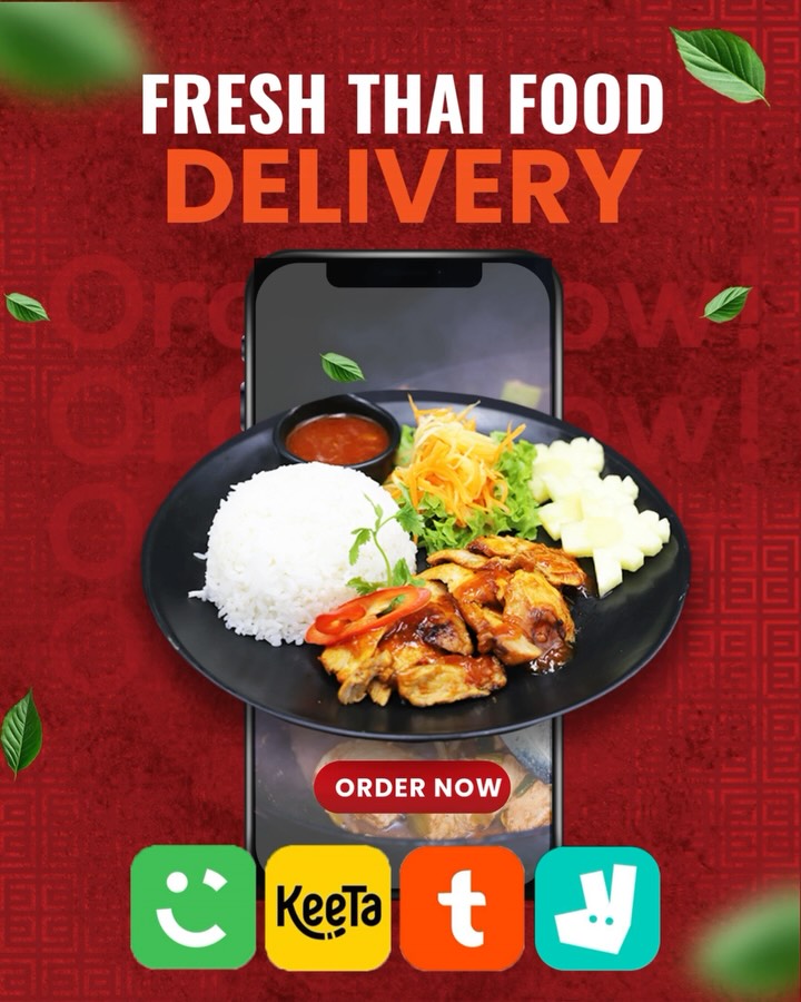 Fresh Thai Food Delivery, 1 click away to your doorstep!! 🥢🍽️#thaifood #thaifoodstagram #asianfood #thai #thaifoodlover