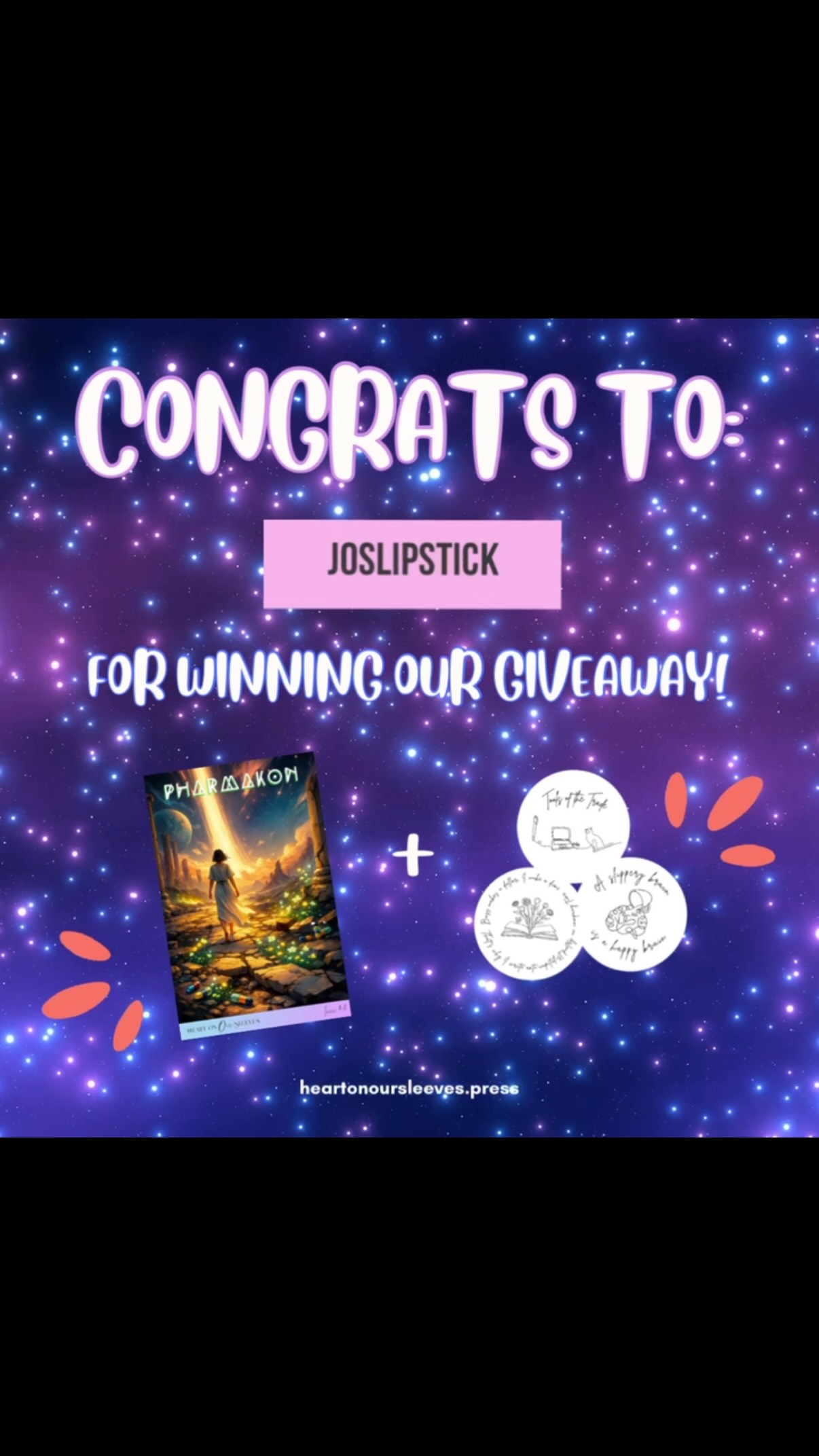 Congrats to our giveaway winner—and thanks to everyone who’s followed and supported us lately! Issue #5 will be coming out soon, and I have a feeling it’s gonna be our best yet. 🌟