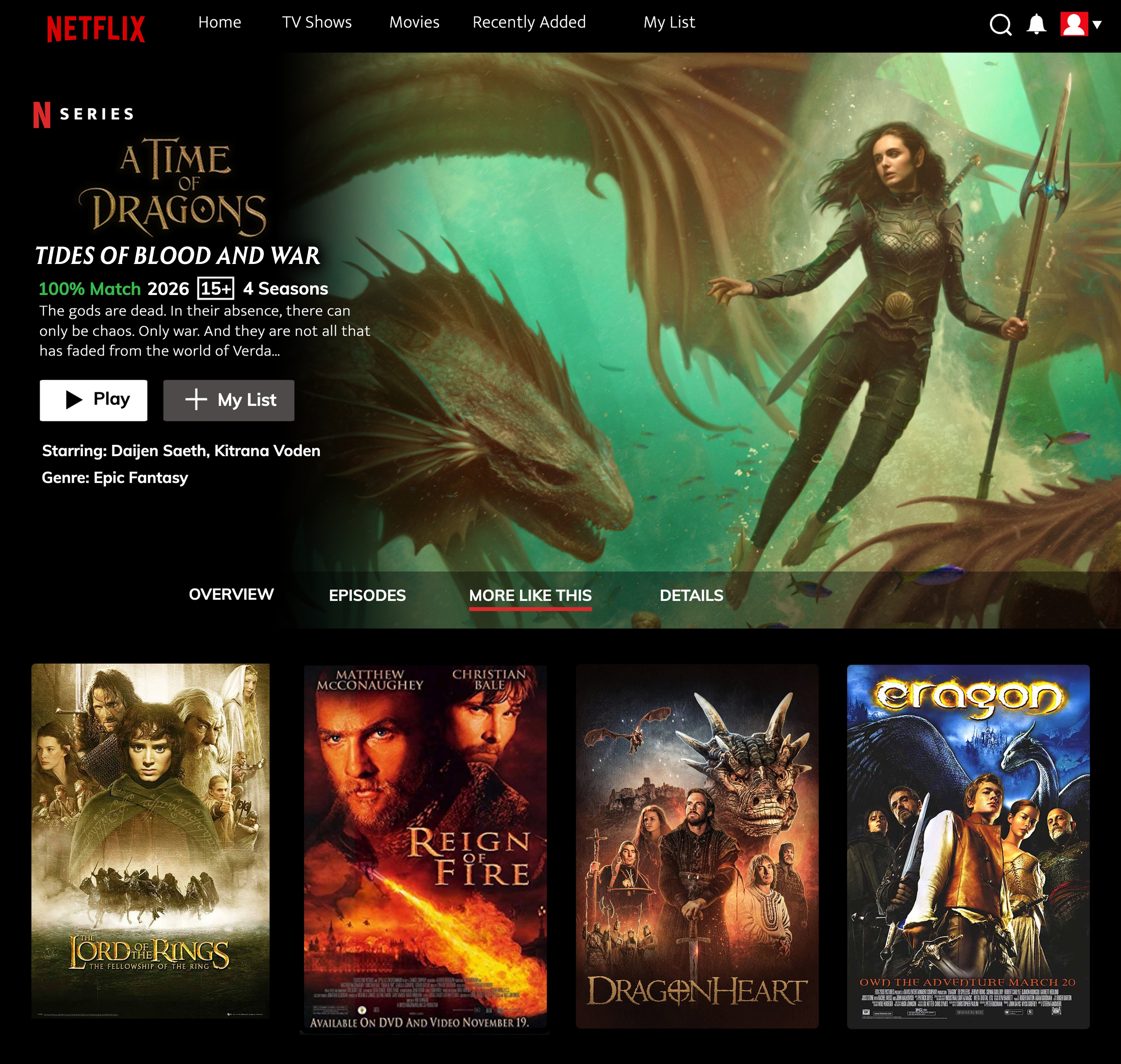 I saw this trend and couldn’t help myself!
What movies or TV shows would you saw are like A Time of Dragons?
(original post idea by @adrianmgibson )