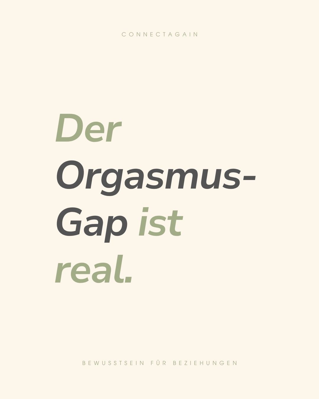 Der sogenannte Orgasmus-Gap beschreibt den Unterschied zwischen Männern und Frauen beim Orgasmus während des gemeinsamen Sexes. In heterosexuellen Beziehungen kommen Männer deutlich häufiger zum Orgasmus als Frauen.
Das ist kein Zeichen dafür, dass mit Frauen etwas nicht stimmt. Vielmehr zeigt es, dass weibliche Sexualität oft noch immer mit Scham, Leistungsdruck und fehlender Kommunikation verbunden ist.
Viele Frauen lernen früh, auf das Erleben des Partners zu achten, anstatt ihre eigenen Bedürfnisse wahrzunehmen und auszusprechen. Gleichzeitig besteht häufig die Erwartung, ein Orgasmus müsse "einfach passieren".
Dabei ist Lust nichts, was funktioniert oder nicht funktioniert. Es braucht schlicht mehr Wissen und Kommunikation darüber wie weibliche Lust entsteht.
Also Frauen: Beschäftigt euch mehr mit der weiblichen Lust! (und ihr Männer natürlich auch)
#sexualität #orgasmus #orgasmusgap #sexualtherapie #lust #intimität #beziehung #paartherapie #frauenundsexualität #beziehungsarbeit #kommunikation #körperbewusstsein #selbstwahrnehmung #psychotherapie #sexuellegesundheit