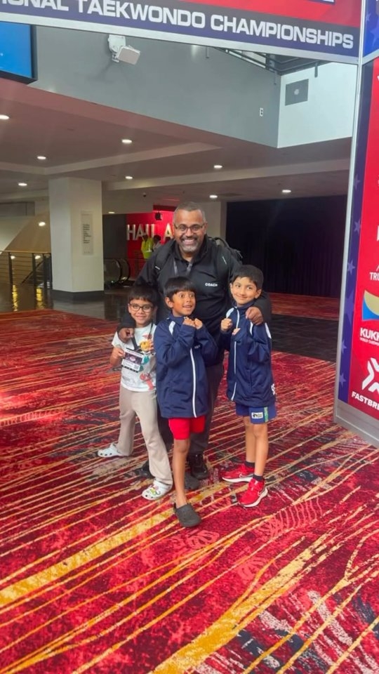 On our last day of competition our 5 youngest athletes stepped on the mats and made us proud. Dheeran, Aarav, Prayansh, Neil 3rd place and Ashar 3rd place!!! I want to say thank you to all the parents for their trust and support in what we do. As always we need to go back and train harder and smarter.