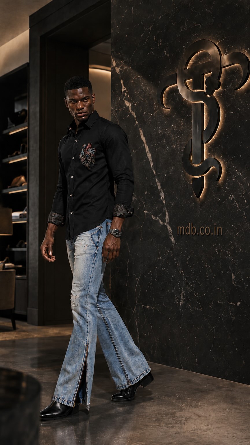 Built for the man who owns the room before he speaks.
Heart Collection.
Exclusively by Mode de base ITALIE
mdb.co.in