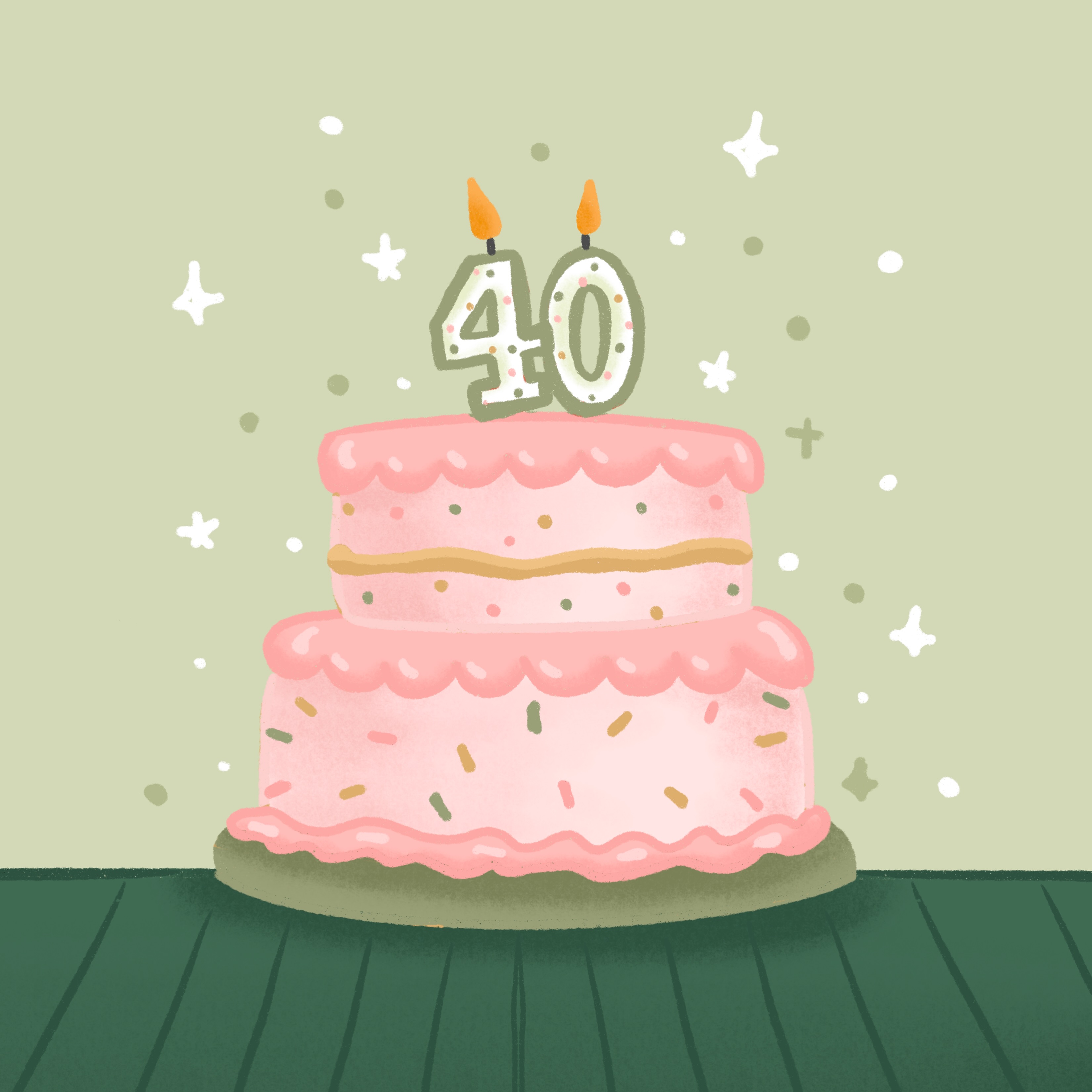 Yesterday, I turned 40! I have a lot of feelings about it. Good ones. Bad ones. Sad ones. Nostalgic ones. Freaked out ones. Proud ones. Embarrassed ones. Disbelief ones. Happy ones.
But mostly I am working hard (through those pesky forehead wrinkles and newly sprouted gray hairs and lower back pain twinges) to be grateful for all that has happened in these 40 chapters so far and for all the sweet love around me in this little life.
Even this homebody introvert will say it: you darling people make life so lovely. 🥹❤️
#artist #forties #femaleartistsofinstagram