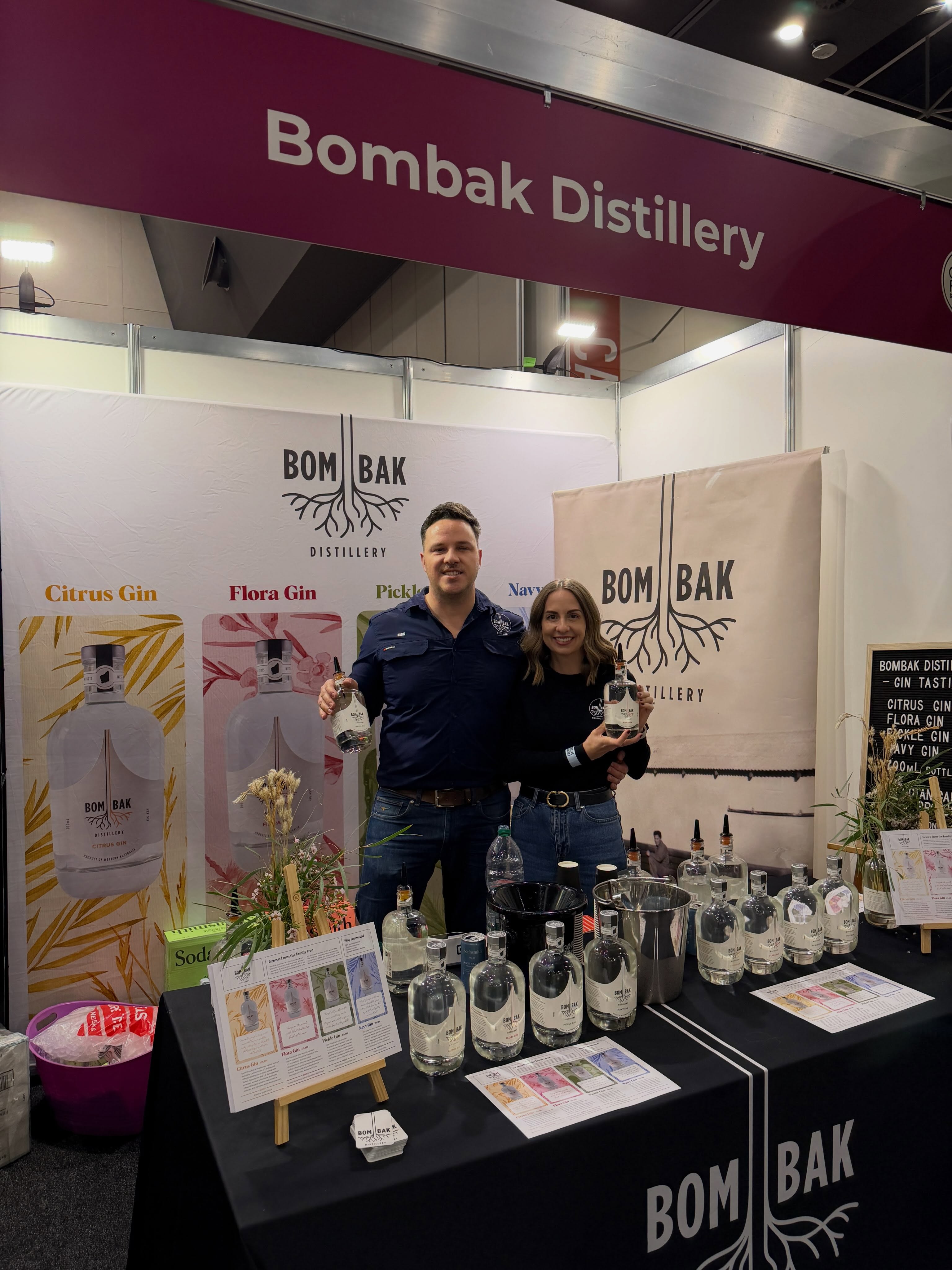 Pouring gins all weekend at the @goodfoodwine show in Perth! 🍸