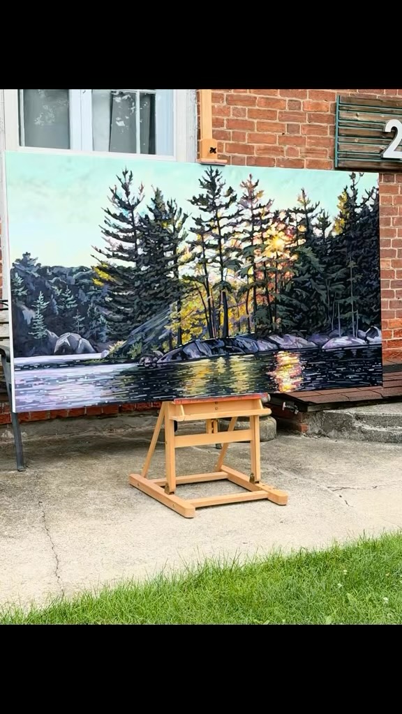 There’s something about summer that always fills my creative bucket with ideas.
Lately I’ve been working on a new collection inspired by some of my favourite places and memories, quiet mornings on the water, evenings around the campsite, and the moments our family slows down enough to really take it all in. This newest painting was inspired by a trip to Killarney, one of those places that never seems to lose its magic.
If you’re in the Orillia area on Saturday, July 25, I’d love for you to stop by Cloud Gallery for my Meet the Artist event from 12:00 to 2:00 p.m. I’ll have several new original paintings on display, and I’d love the chance to chat about the stories behind them.
If you’re joining my morning oil painting workshop, I hope you’ll stick around afterwards and say hello. Looking forward to seeing some familiar faces and meeting a few new ones!
@cloudgalleryca
Kerry Walford I Canadian Landscape Painter | Impressionism | Haldimand County #canadianart #landscape #artist #nature #calm