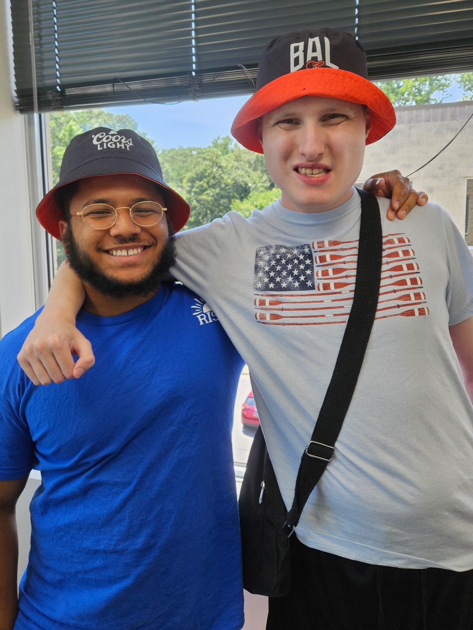 We’re so busy doing our summer thing that we’re mostly forgetting to snap pics! Here are a handful of moments from the last week or two in Severna Park and Gaithersburg.
1: Daniel & Neil rocking matching hats in Severna Park
2: A little mid-afternoon vibe plate shake up for Lisa in Gaithersburg
3: A young learner tells us what he thinks of the vibe plate too
4: A packed morning group to discuss T Swift’s wedding with Nikki in Gaithersburg
5: Erin & Joel connecting in Co-Op
6: Tunes, smiles, and a sweatshirt because our A/C is no joke!
#EveryoneBelongs #PresumeCompetence #CommunicationAccess