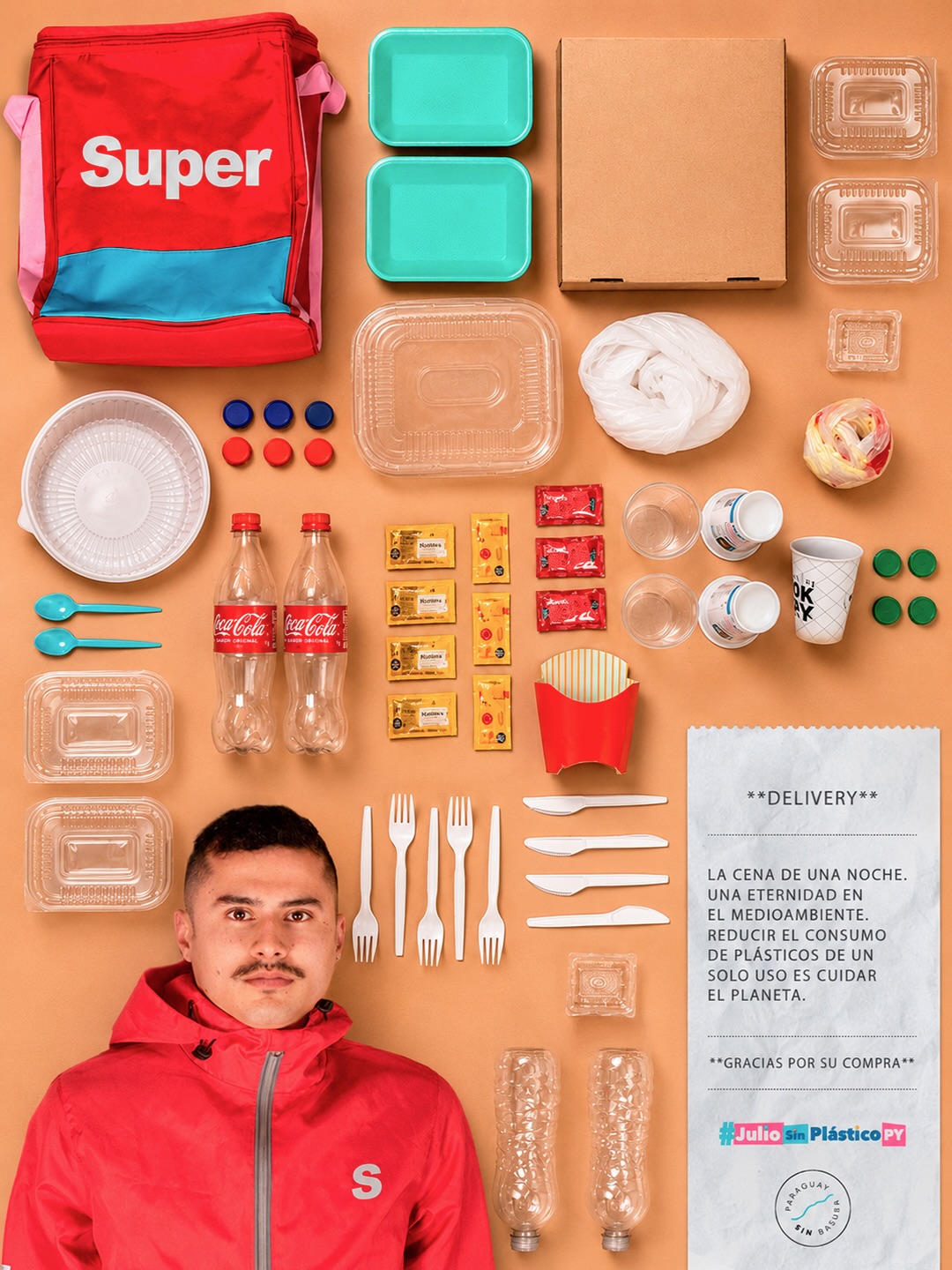 Cada delivery nos llena de basura innecesaria como isopor y cubiertos descartables 🥡❌
Disfrutar de tu comida favorita no tiene por qué costarle al planeta; basta con empezar a rechazar estos plásticos desde las notas de la app antes de pagar.
Descargá la Guía de Reciclaje 2026 en www.paraguaysinbasura.com y empezá este fin de semana ♻️
#SemanaDelDelivery #JulioSinPlásticoPy #ParaguaySinBasura