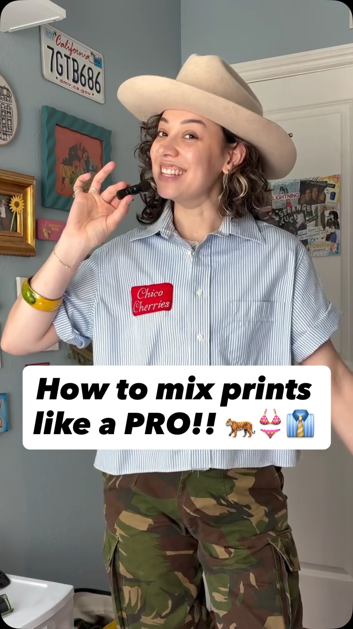 SUMMER OUTFITS FEELING BORING? Easy, try your hand at PRINT MIXING!!🦓👔👇
I’m back with another episode of my Queer Summer Outfit series… and today we’re talking about mixing prints!
I share some of my favorite print-mixing combinations, including pieces I’ve made and thrifted. 🐾
What makes for a successful pattern mixing?
✅ Start with a “neutral” base print such as cheetah print, camo, or stripes.
✅ Keep in mind the print size/scale as you layer your outfit. Big prints work well with smaller prints. Vertical stripes go well with horizontal patterns like camo.
✅ Coordinate colors in your prints for easy matching! (This is the best tip and the easiest to follow!!)
✅ Balanced Silhouettes create proportion which helps the prints to flow seamlessly together. 🌊
I hope this gives you the confidence to experiment with bold pattern pairings this summer!! 🐛
#personalstylist #wardrobestylist #stylingtutorial #fashionstylist #maximalistfashion