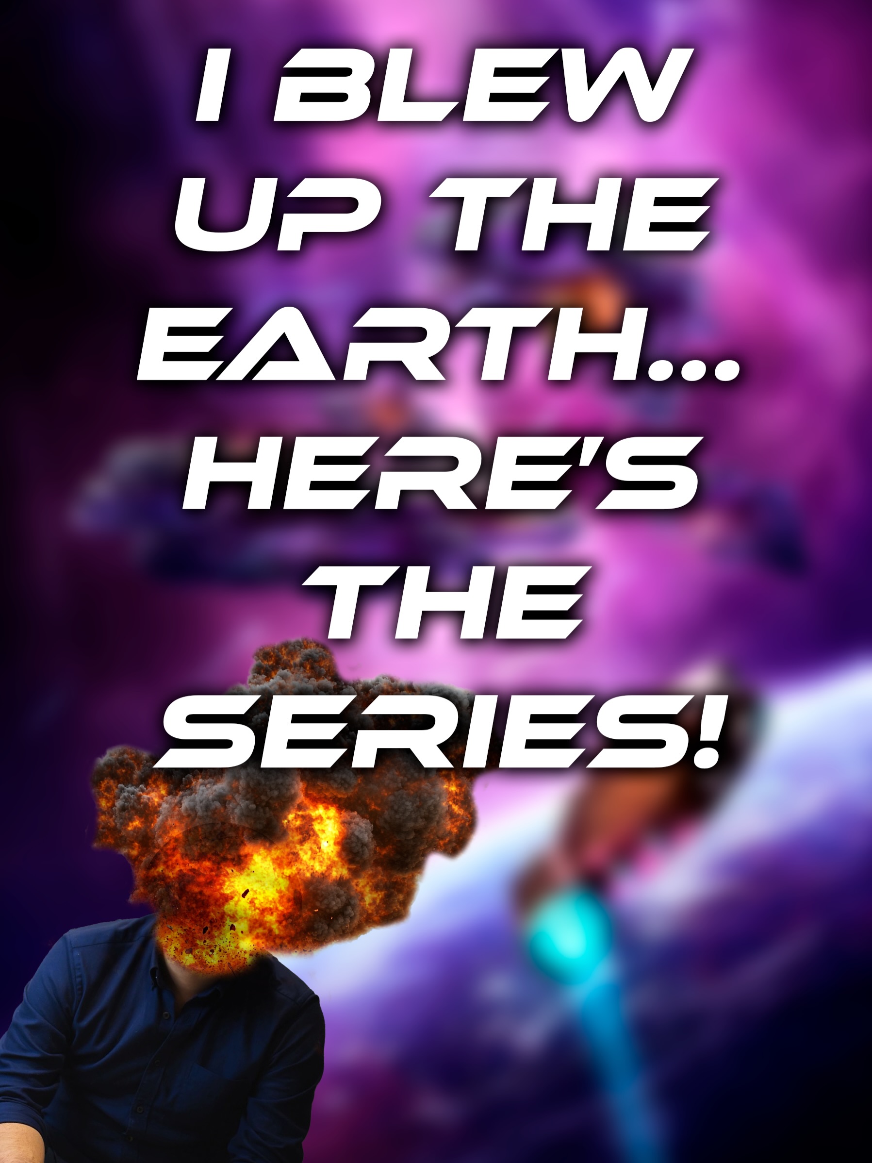 I blew up the Earth…Let me introduce you to The Terran Cycle!
I bet you didn’t know that before I was writing epic fantasy, my first published series was a sci-fi series! You can almost think of this one as Superman meets Star Wars! If you need a break from fantasy and dragons (we never want a break from dragons, let’s be honest), check out The Terran Cycle!
You can find them on my website, Amazon, or listen to them on Audible!