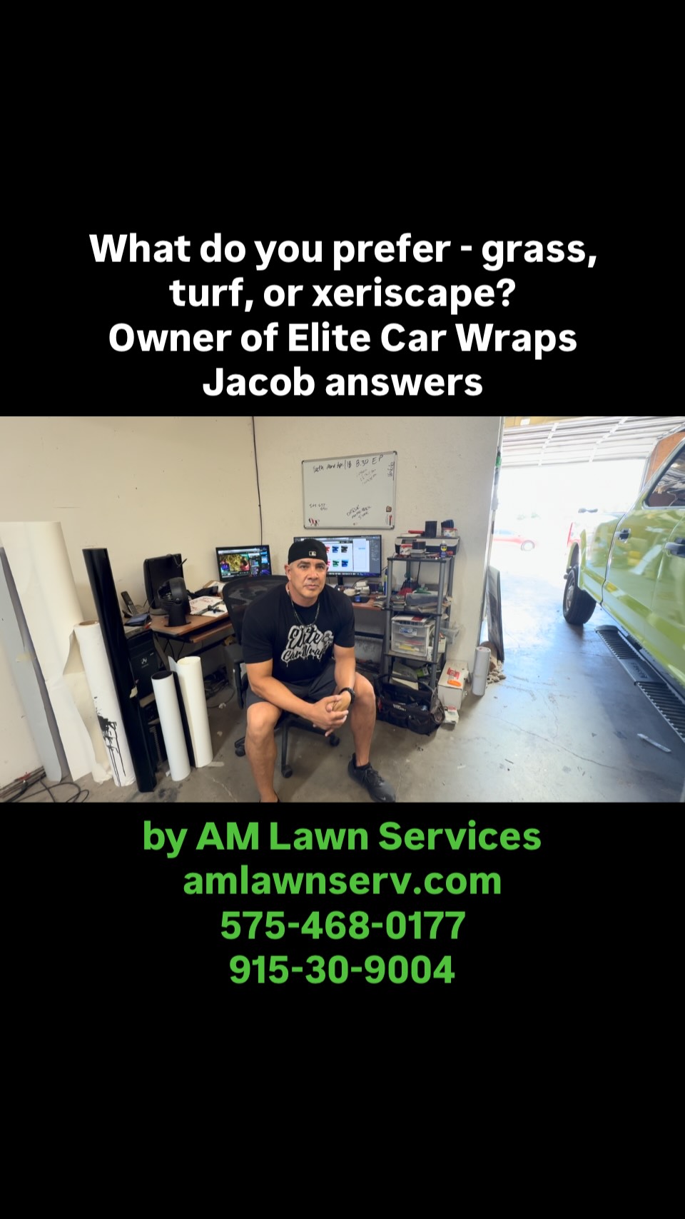 🎬🎥🎞️📽️ What do you prefer - grass, turf, or xeriscape? Owner of Elite Car Wraps Jacob answers 🌳🌿🌱
AM Lawn Services
🌐 amlawnserv.com
☎️ 575-468-0177 | 915-301-9004
#lascruces #lascrucesnm #newmexico #elpaso #landscaping