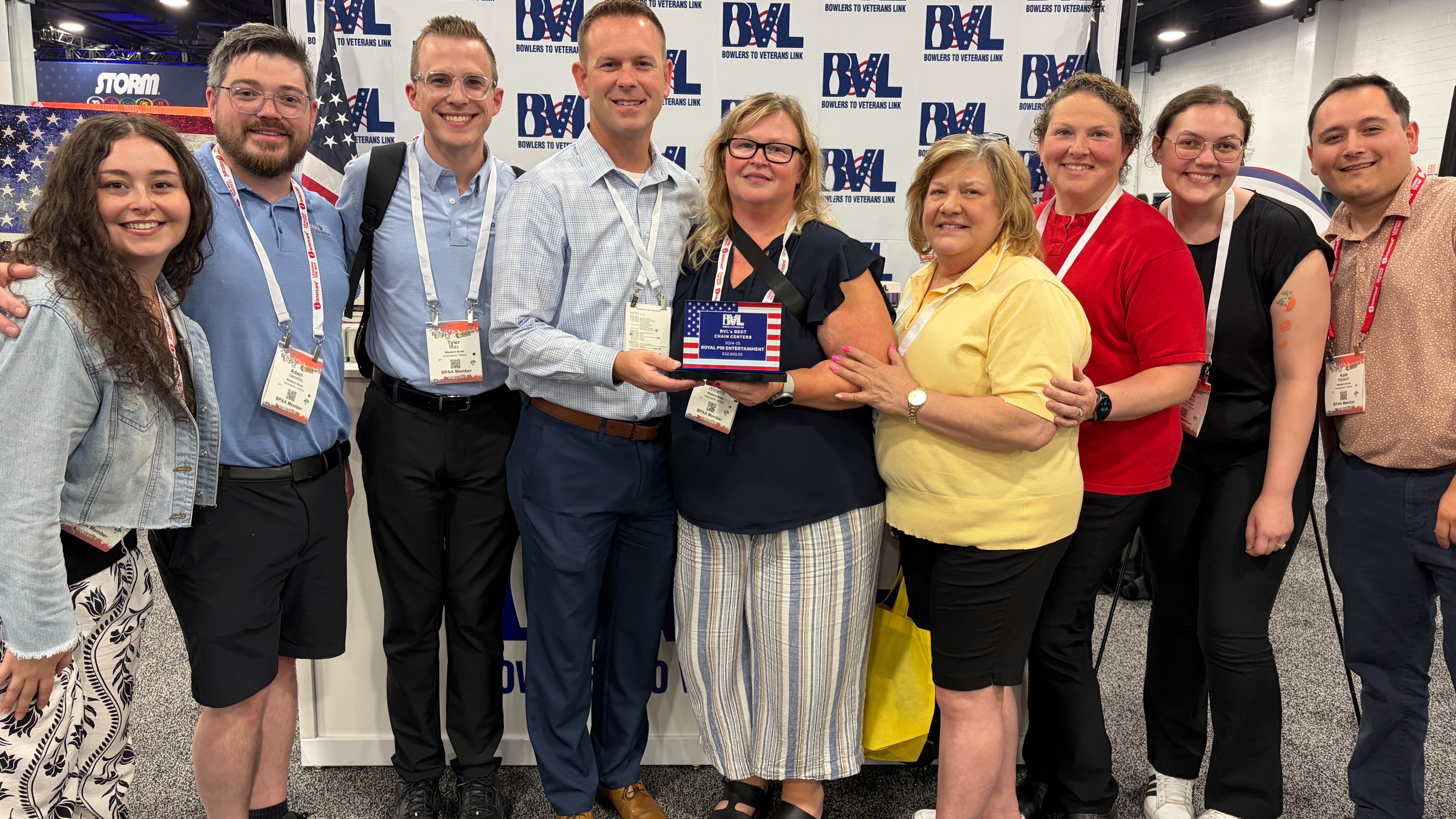 We were so honored to present a donation of over $30,000 to @bowlerstoveteranslink at Bowl Expo this year! What an incredible foundation to support and it's all thanks to our amazing customers, league bowlers, and hard-working staff that work around the clock to make donations like this possible. The generosity of our customers is unmatched and will have a lasting impact on our local veterans for years to come. From the bottom of our hearts, thank you to each and every donor; here's to exceeding our donation again next year!