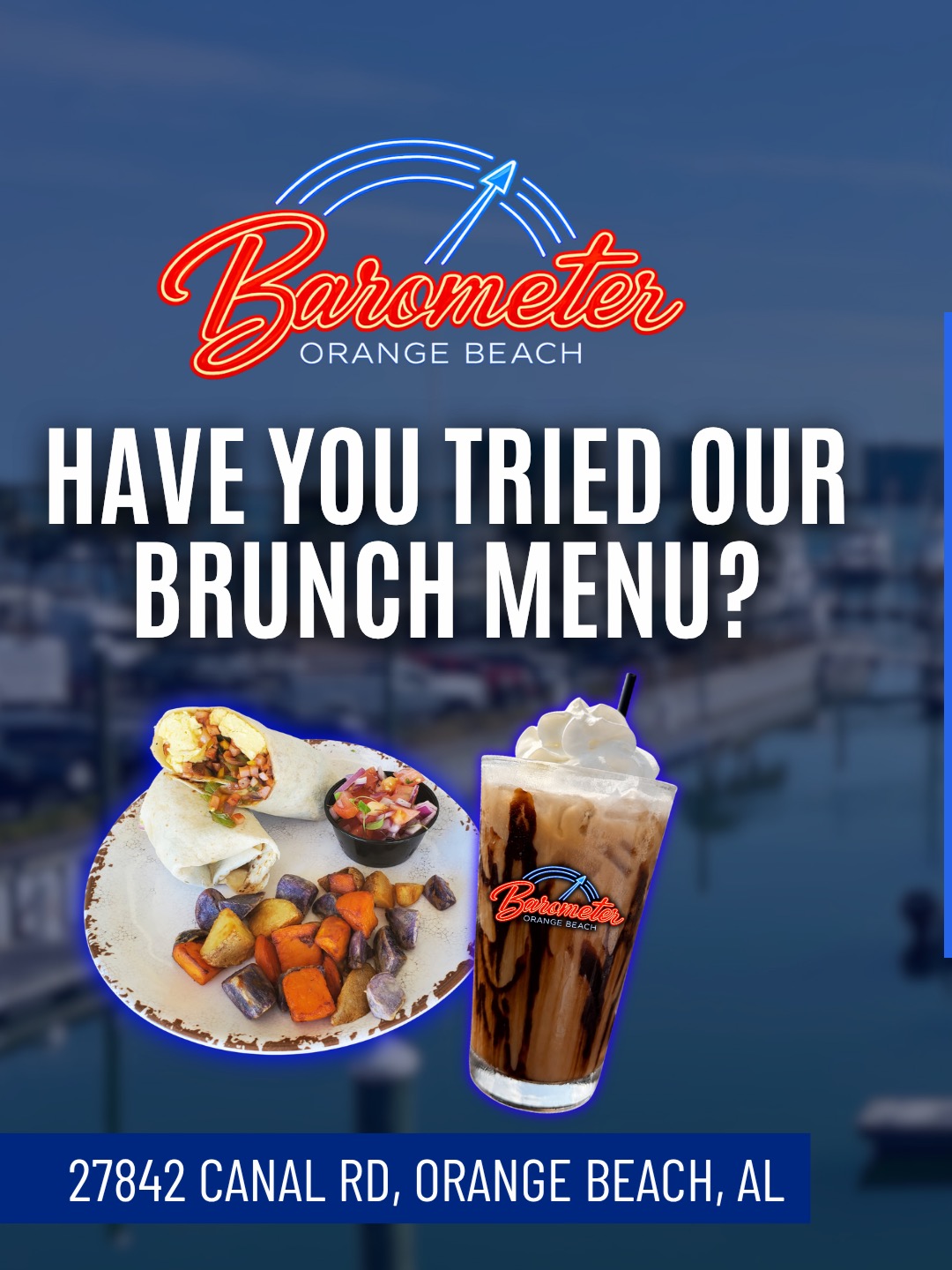 Brunch just hits different at Barometer. 🥂☀️
Whether you're fueling up for a day on the water or looking for the perfect spot to kick off your weekend, we've got everything you need.
🍳 Brunch | Saturday & Sunday | 9 AM–1 PM
🥂 Bloody Mary Bar
🍾 Mimosa Bar
☕ Boozy Cold Brews
🍹 Handcrafted Cocktails
🚤 Easy Boat Parking
🎶 Live Music Every Weekend
Today, July 11: Brooks Johnson 5pm-9pm
Coming by boat? Dock with us, grab brunch, or pick up breakfast to-go before heading out on the water.
Planning ahead? Reserve your table anytime on OpenTable and let us take care of the rest.
Good food, great drinks, and the best way to start your weekend starts right here at Barometer. 🌊😎
